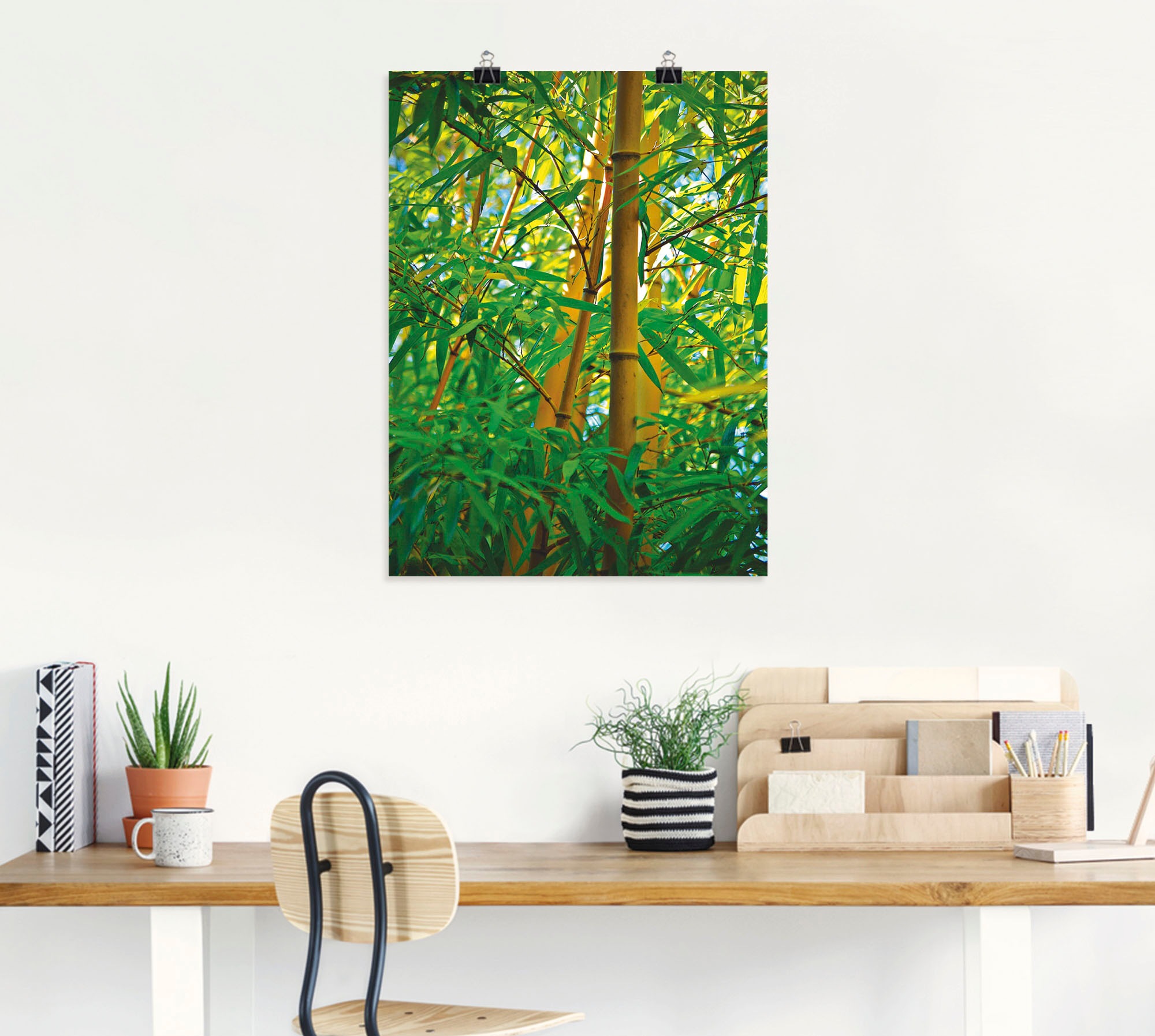 Artland Wandbild »Bambus Nahaufnahmen«, Gräser, (1 St.)