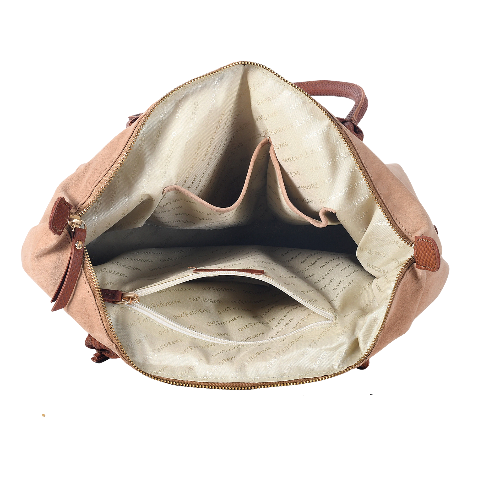 HARBOUR 2nd Handtasche Henkeltasche, Umhängetasche mit dekorativem Fransenanhänger