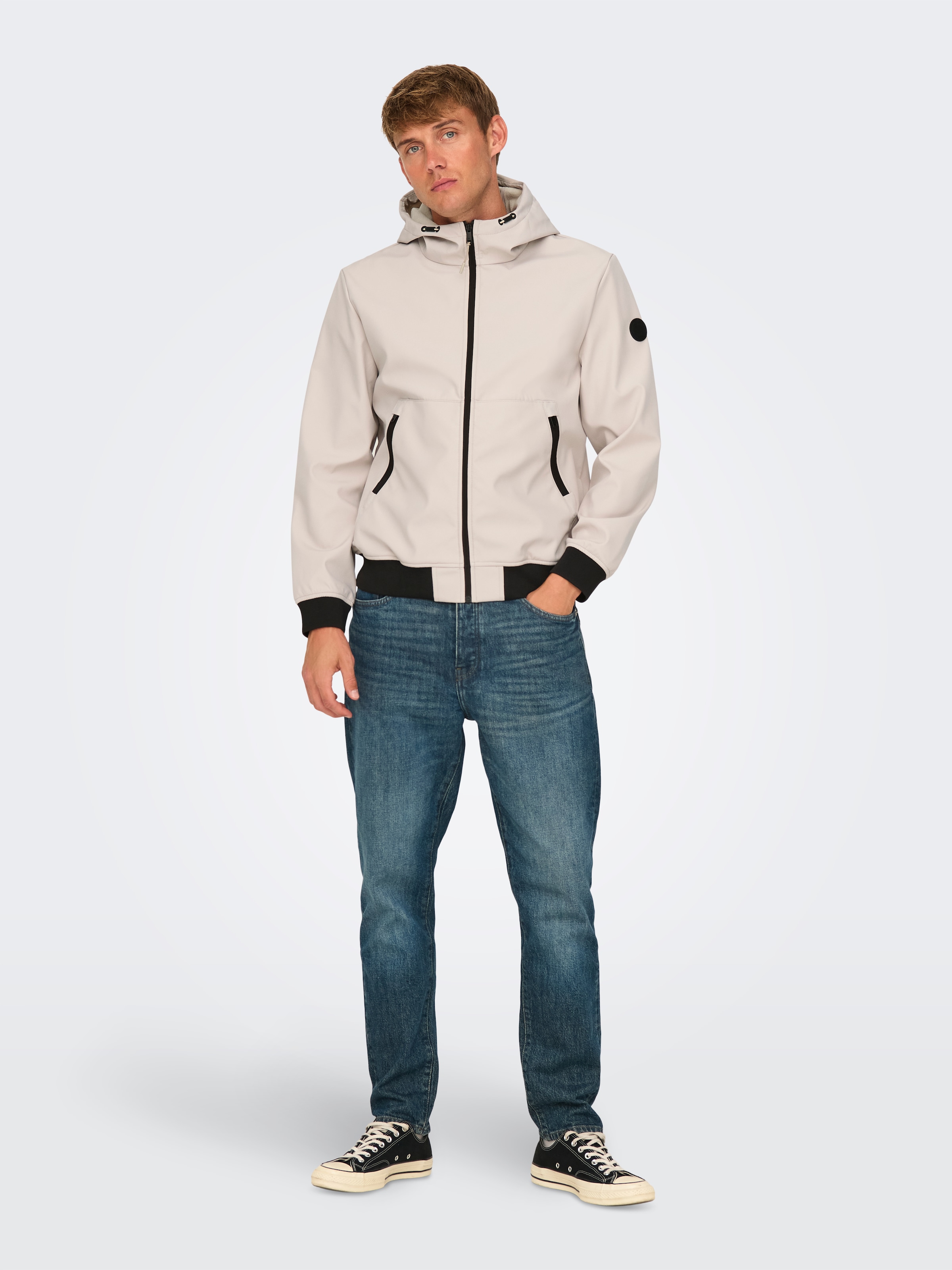 ONLY & SONS Veste softshell »ONSBOWIE SOFTSHELL BOMBER NOOS« avec capuche