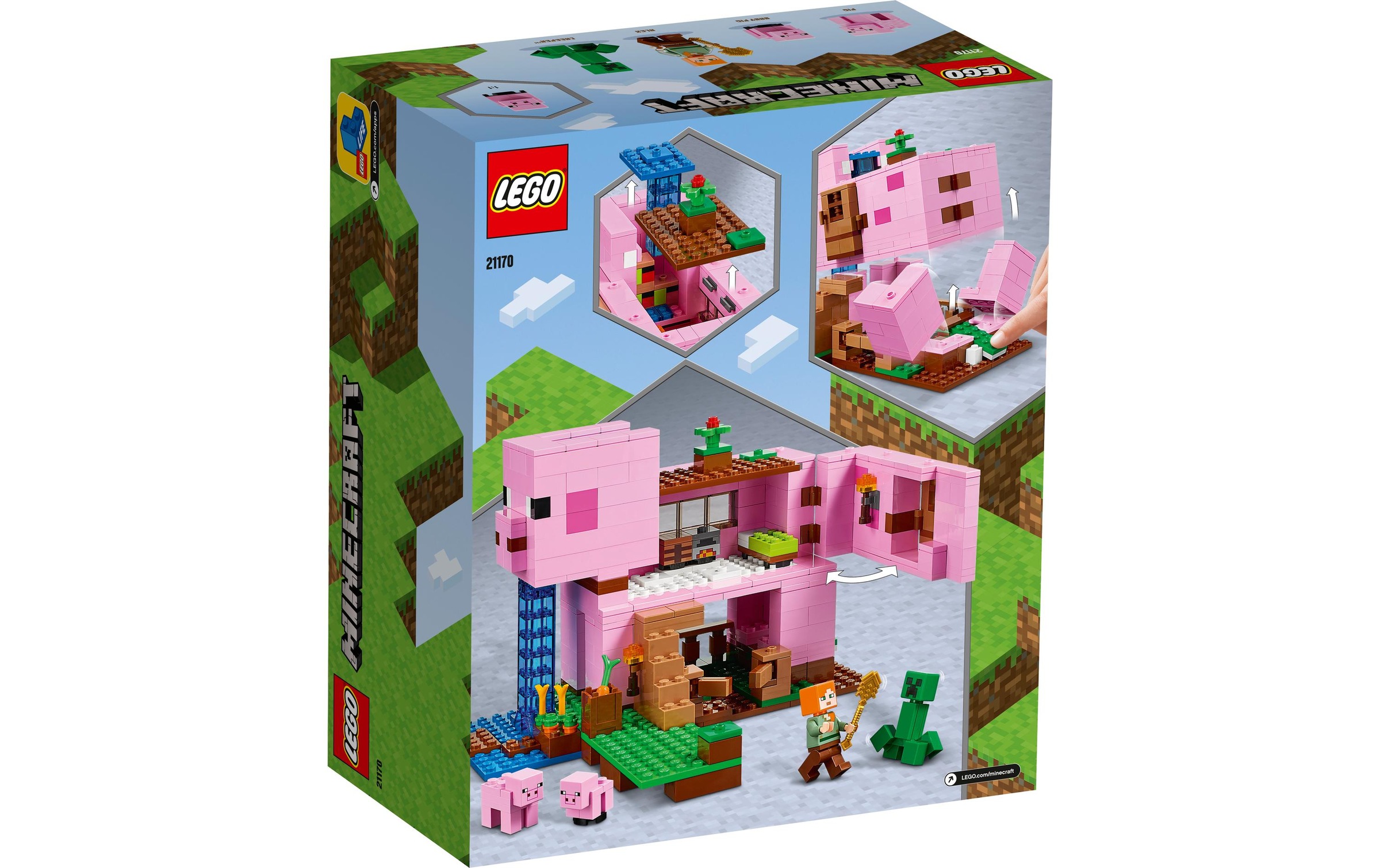 LEGO® Konstruktionsspielsteine »Das Schweinehaus«