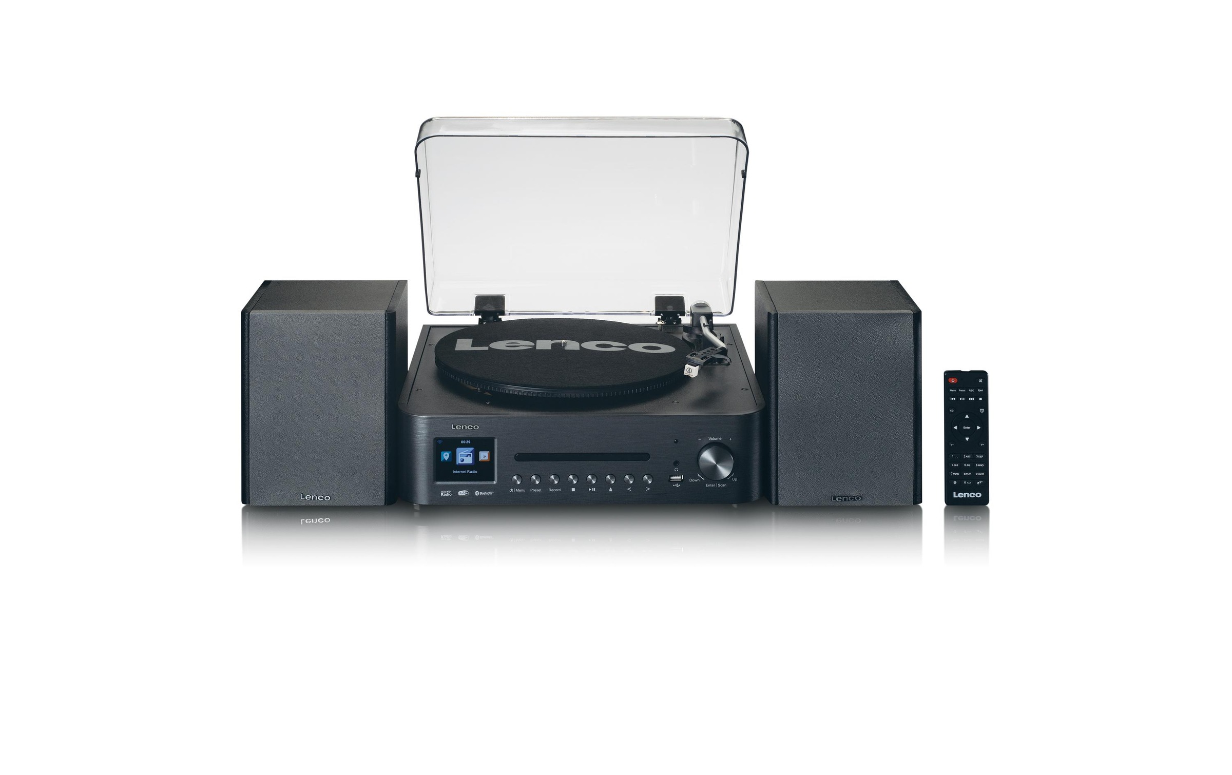 Stereoanlage »MC-460, Micro HiFi Anlage«, (Bluetooth-WLAN Digitalradio (DAB+)-FM-Tuner-Internetradio)