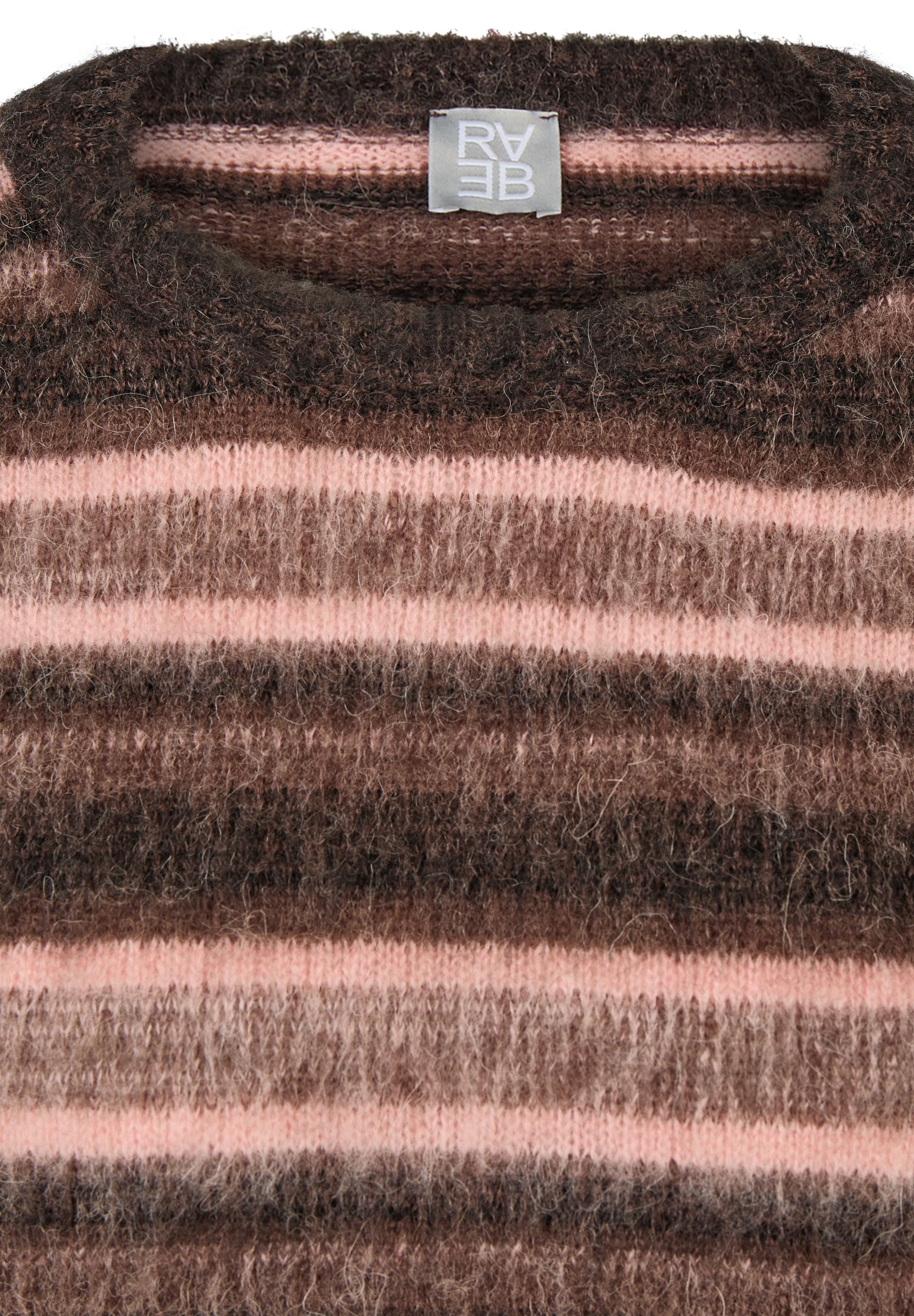 Rabe Wollpullover Langarm im Streifenlook / mit Wolle
