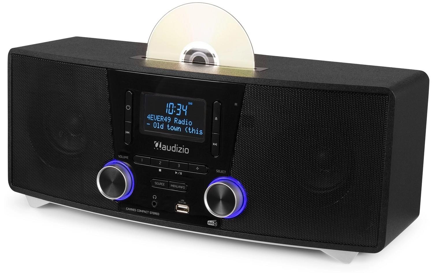 Microanlage »Audizio Cannes«, (Digitalradio (DAB+)-FM-Tuner)