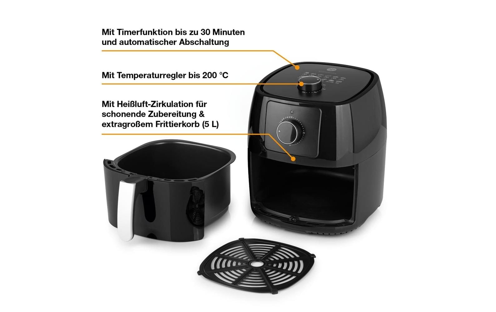 KOCHWERK Heissluftfritteuse »5 l«
