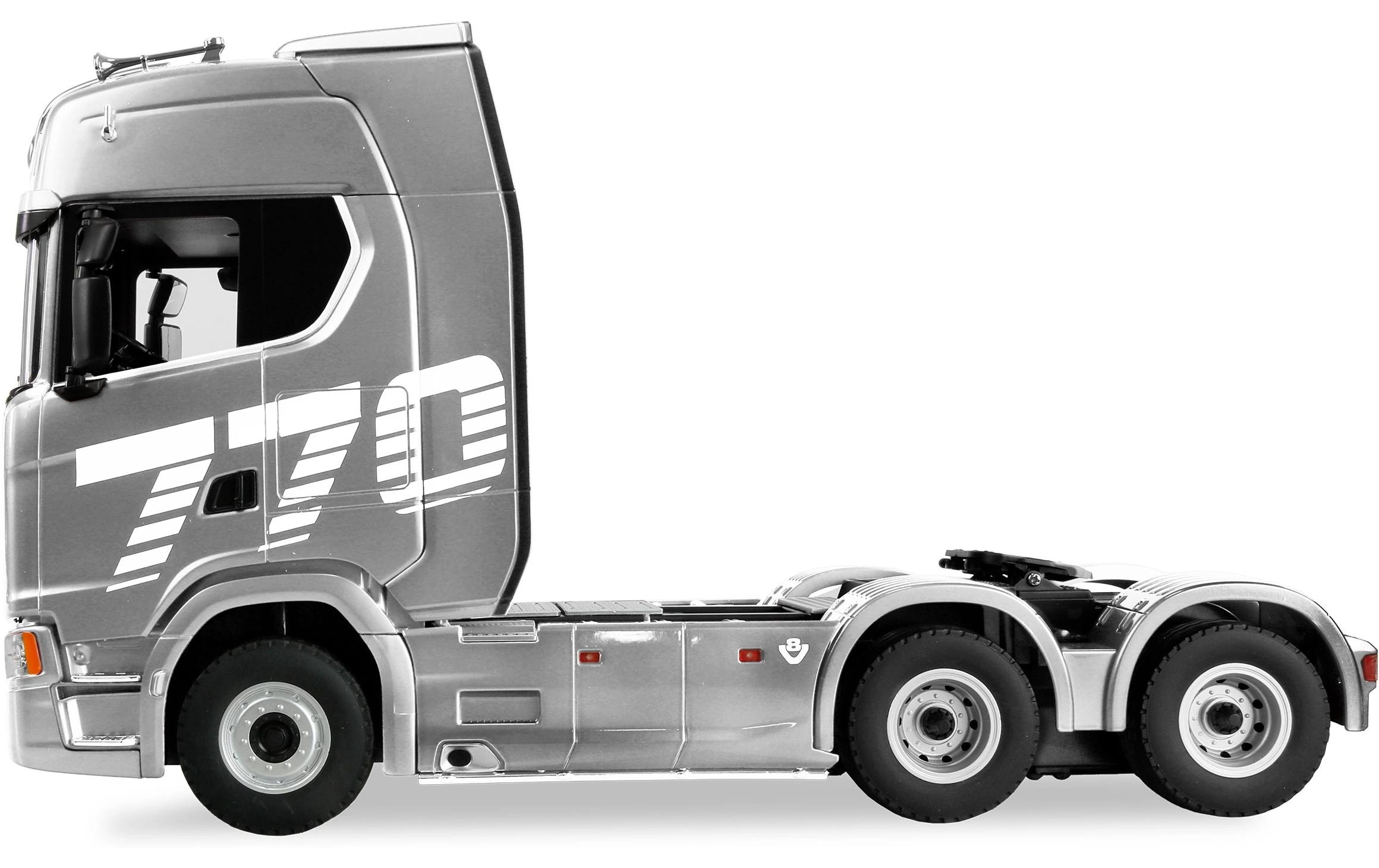 Amewi Modellauto »Lastwagen Scania 770 S 6 x 4 1:18 RTR« 1:18 Lizenzierter LKW mit Sound und Lichteffekten