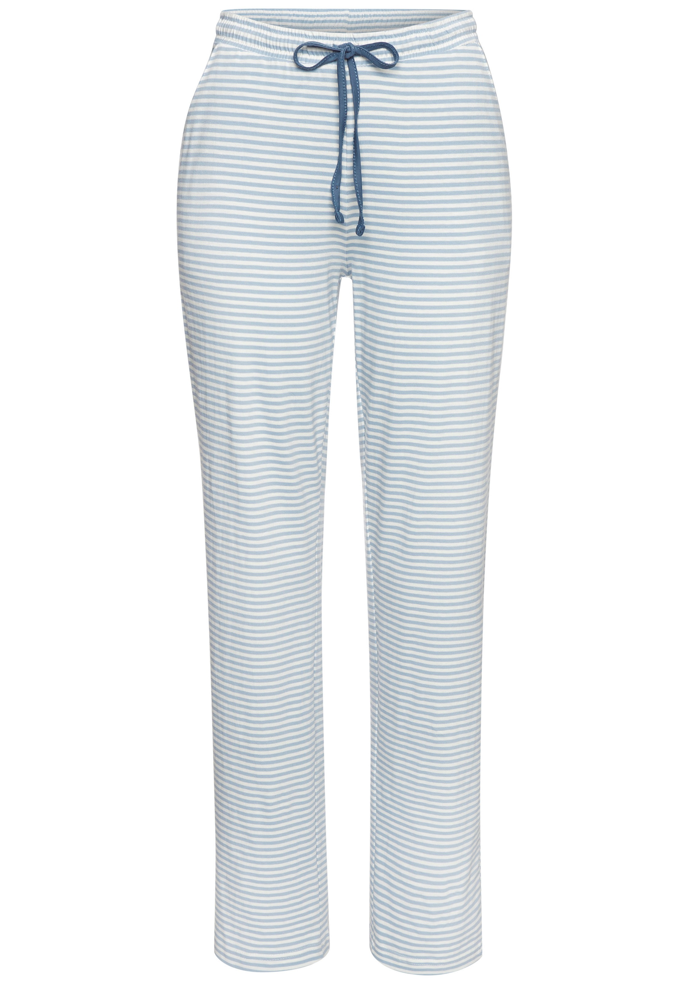 Vivance Dreams Pyjama Set, 2 tlg. mit feinem Streifenmuster