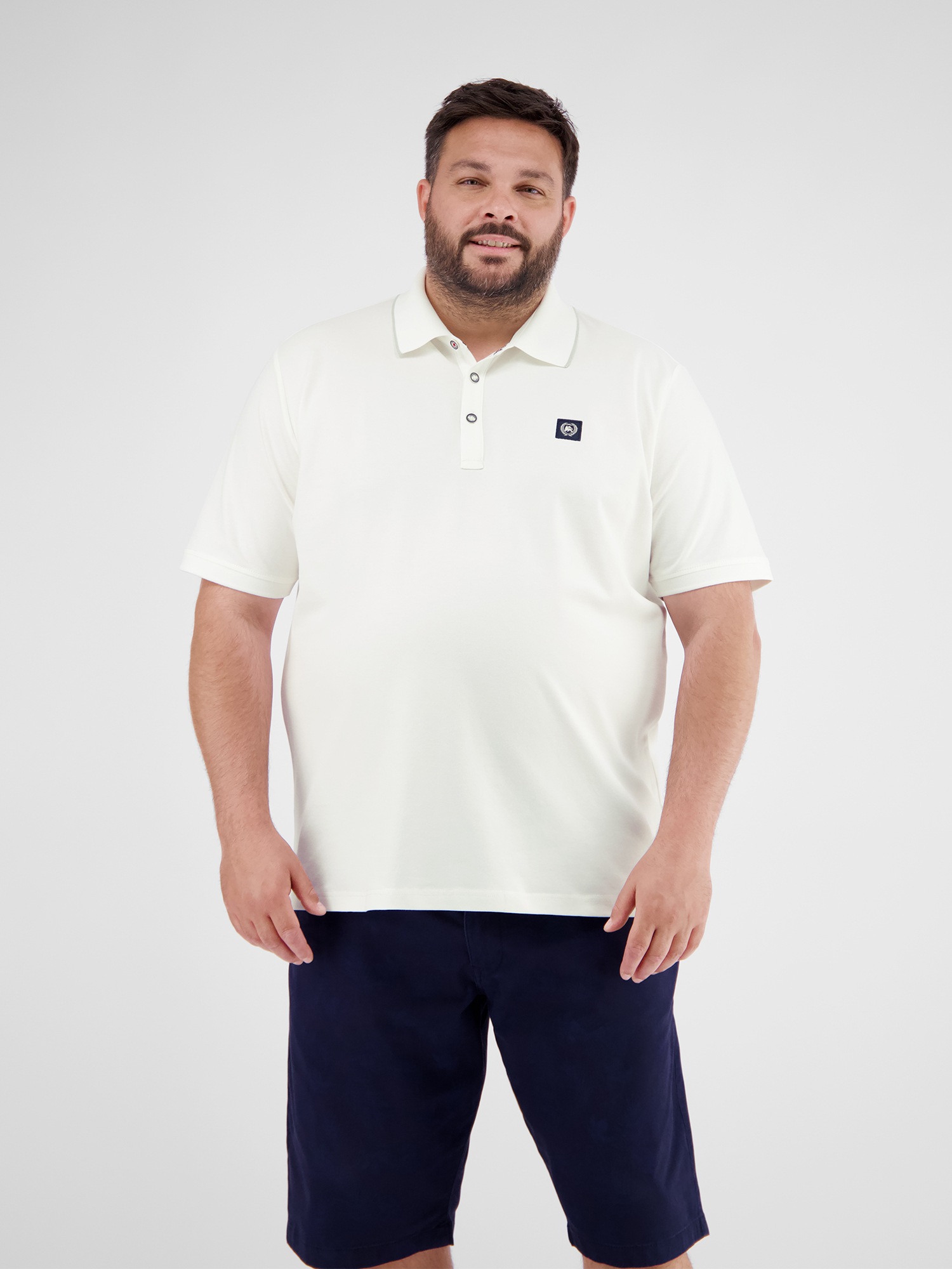 LERROS Poloshirt »LERROS Poloshirt in Übergrössen, bequem und sportiv«