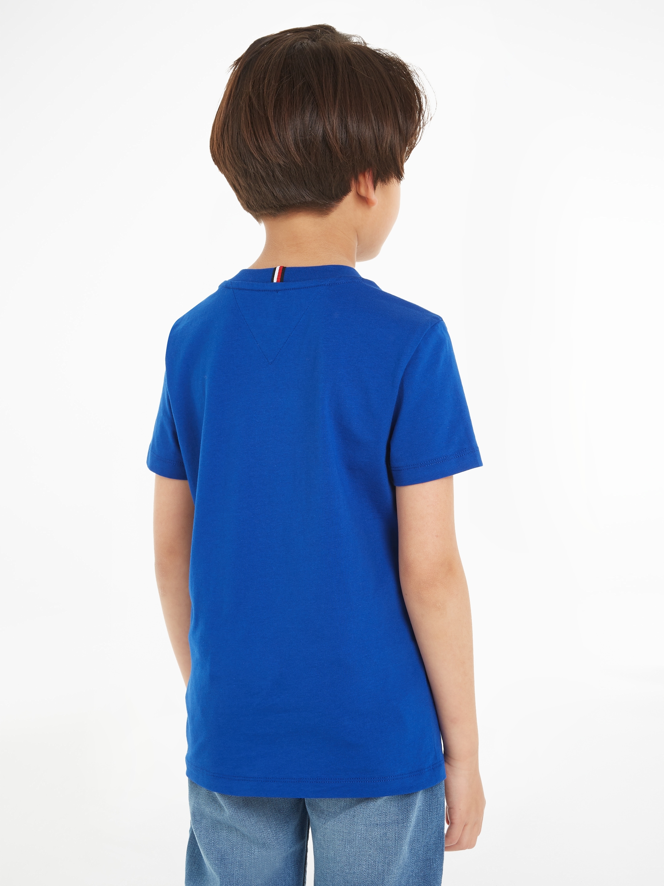 Tommy Hilfiger T-Shirt »HILFIGER SCRIPT TEE S/S«, mit grossem Logoschriftzug