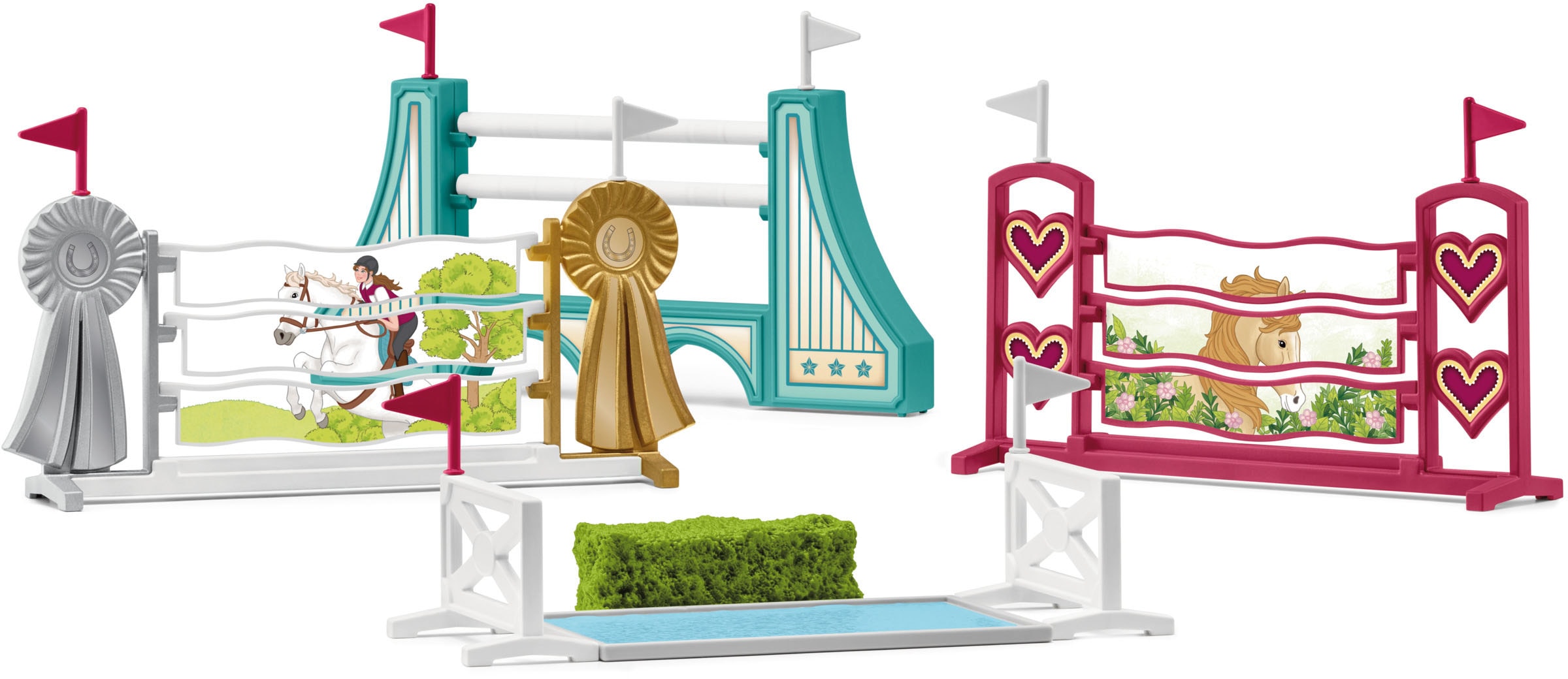 Schleich® Spielwelt »HORSE CLUB, Hindernisse Zubehör (42612)«, Made in Germany