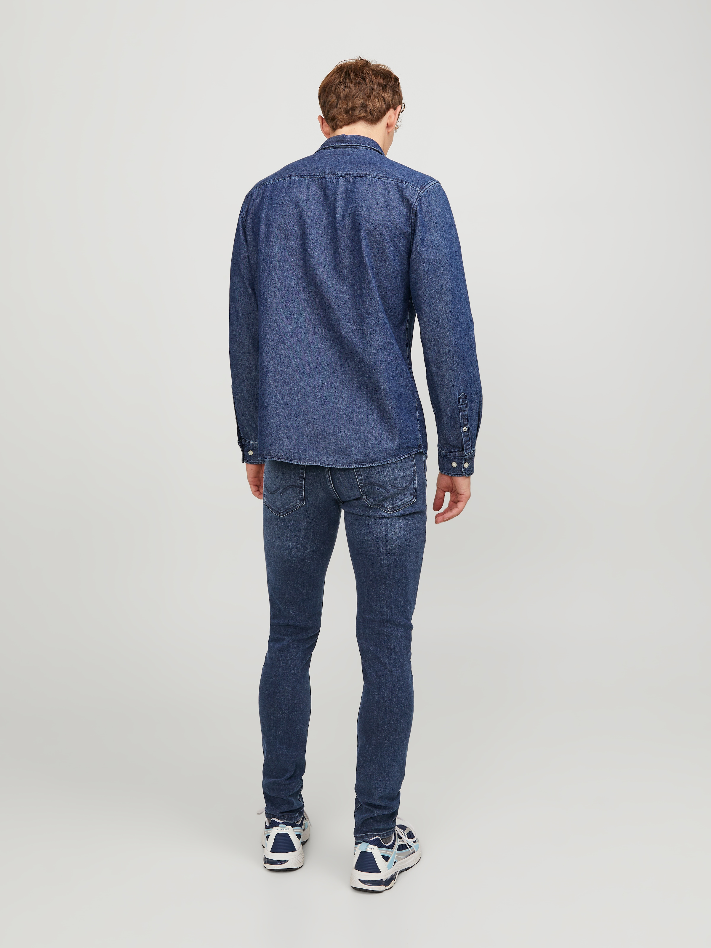 Jack & Jones Slim-fit-Jeans »JJIGLENN  Slim-Fit mit Stretch und praktischer 5-Pocket-Form« Baumwollmischung, slim fit