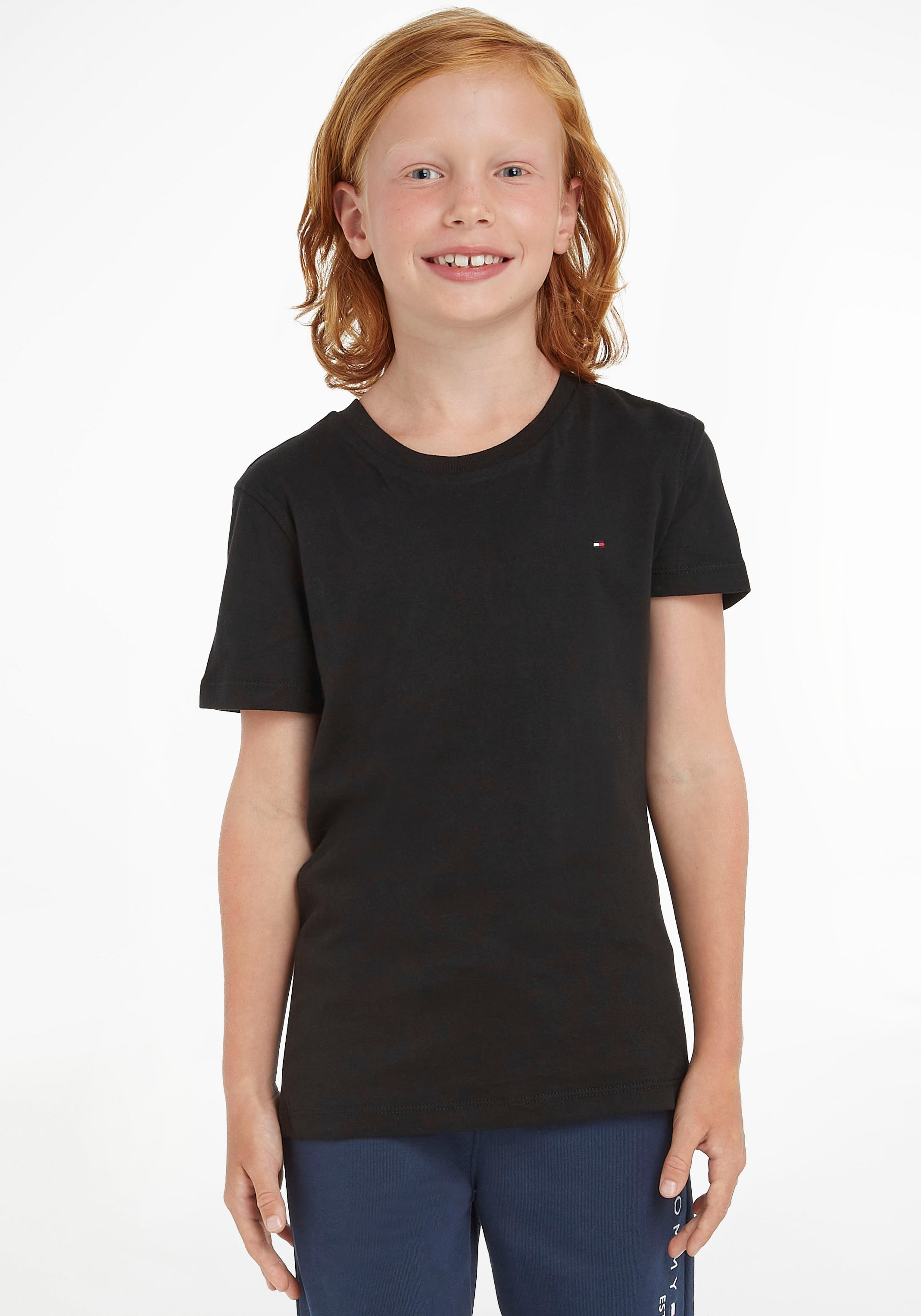 T-Shirt »BOYS BASIC CN KNIT«, Kinder Kids Junior MiniMe,für Jungen