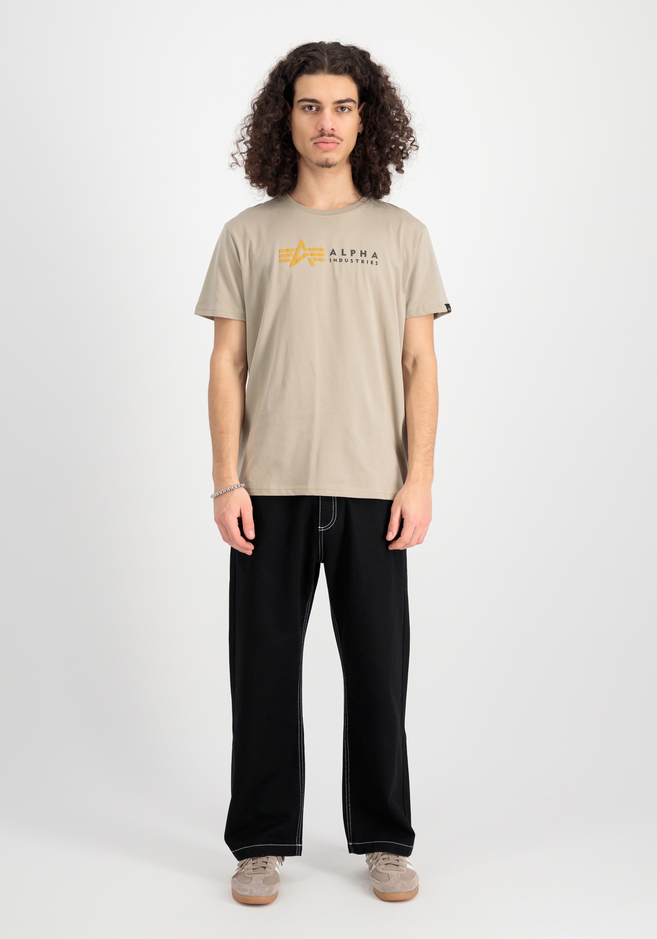 Alpha Industries T-Shirt »Alpha Industries Men - T-Shirts Alpha Label T Puff Print«