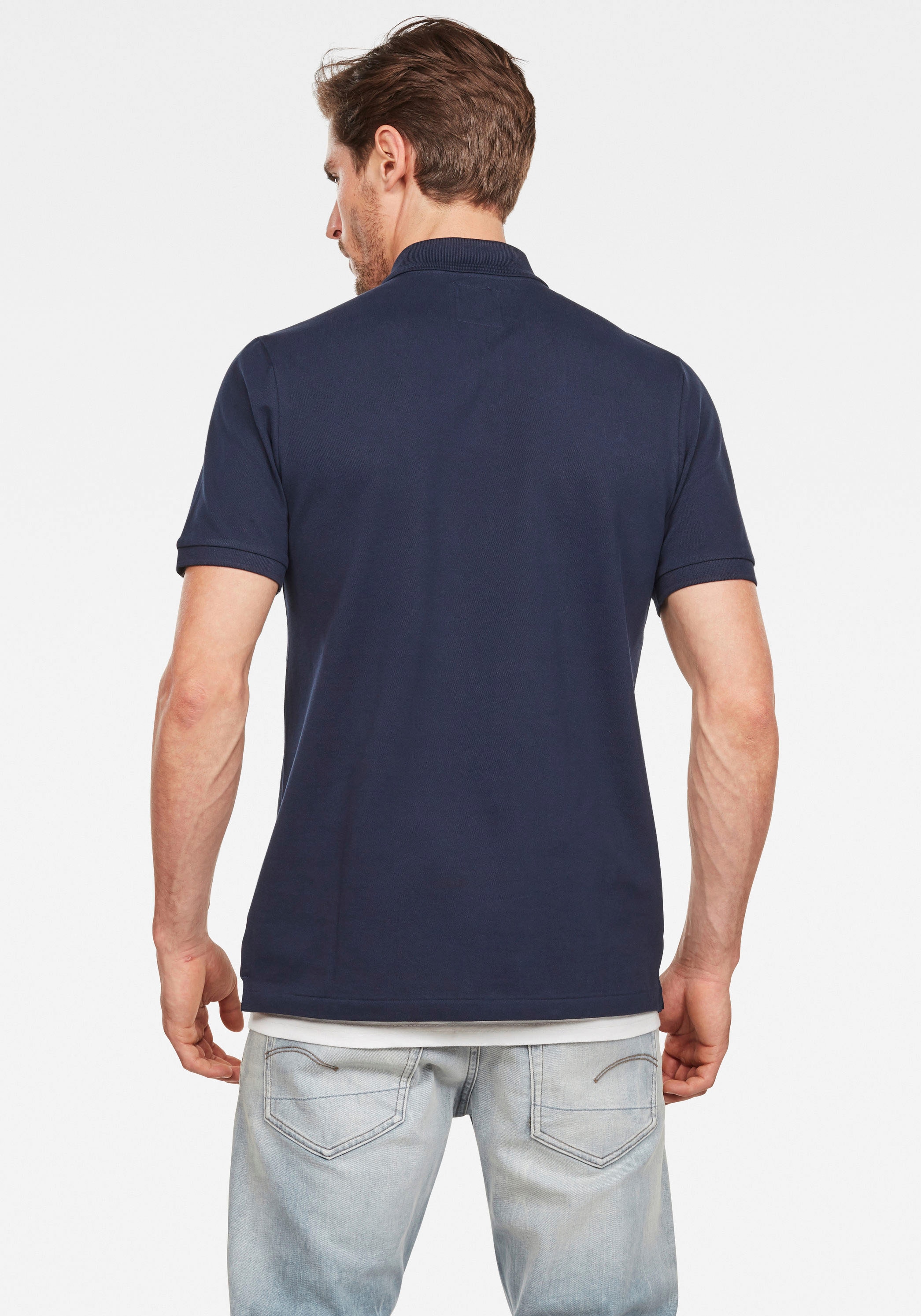 G-Star RAW Poloshirt »Dunda Polo«, Logostickerei auf der Brust