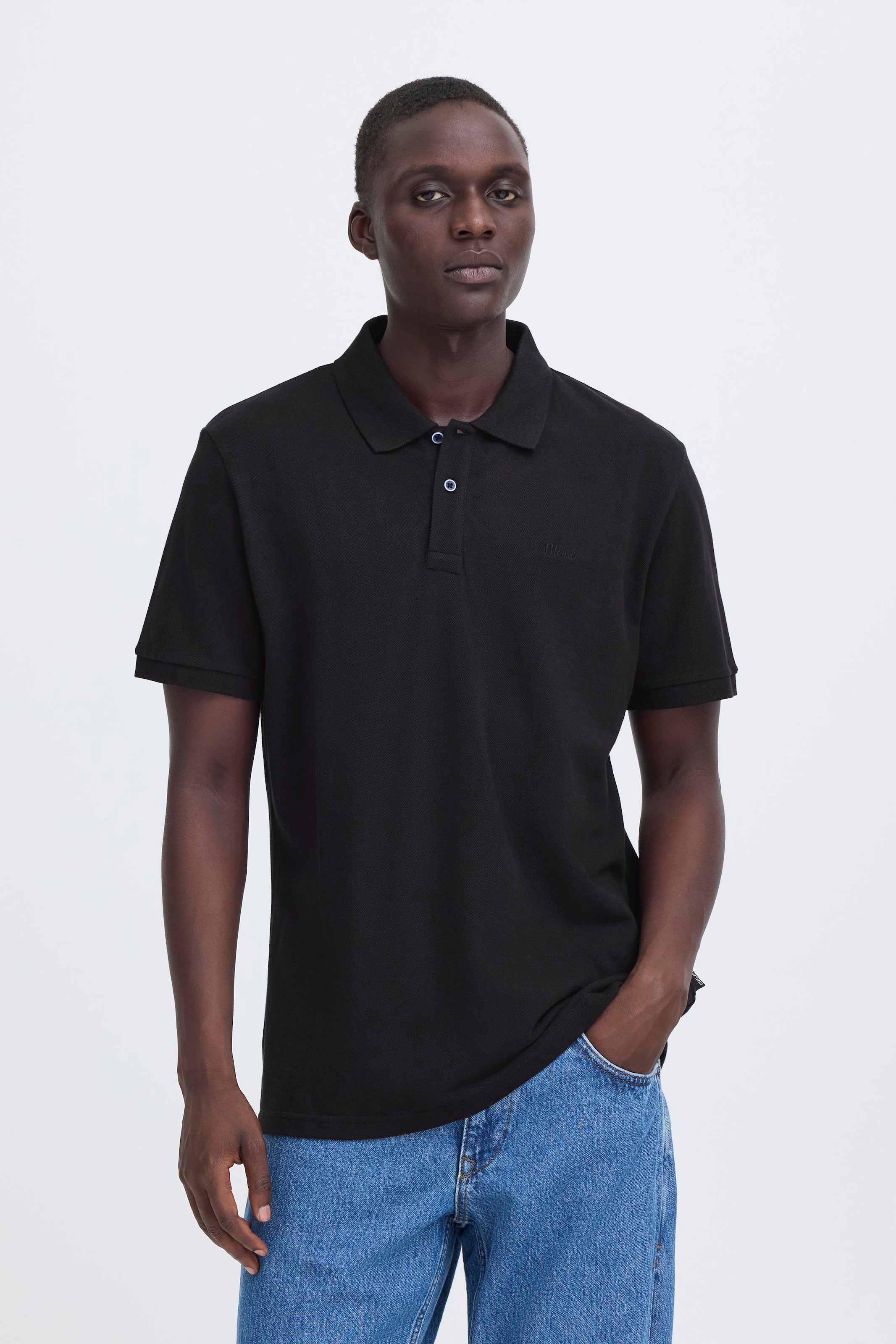 Image of Blend Poloshirt "BHABDO POLO S/S" mit klassischem Polokragen, aus Baumwolle, Regular Fit, Kurzarm
