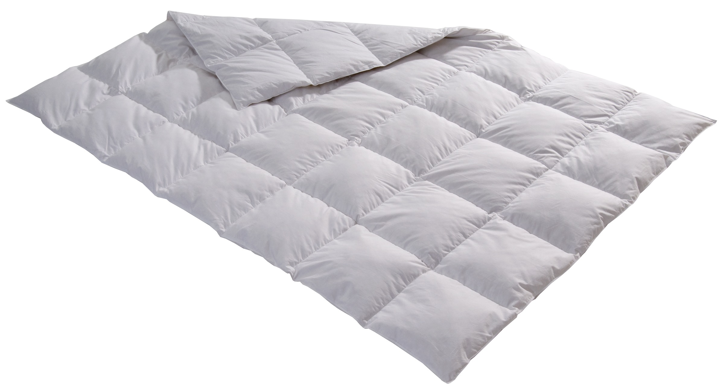 Image of billerbeck Daunenbettdecke »Daunen-Duvet, Billerbeck, »Pino««, normal, Füllung 80% neue, reine Entendaunen silberfarbenweiss, 20% Federchen, Bezug 100% Baumwolle, (1 St.) bei Ackermann Versand Schweiz