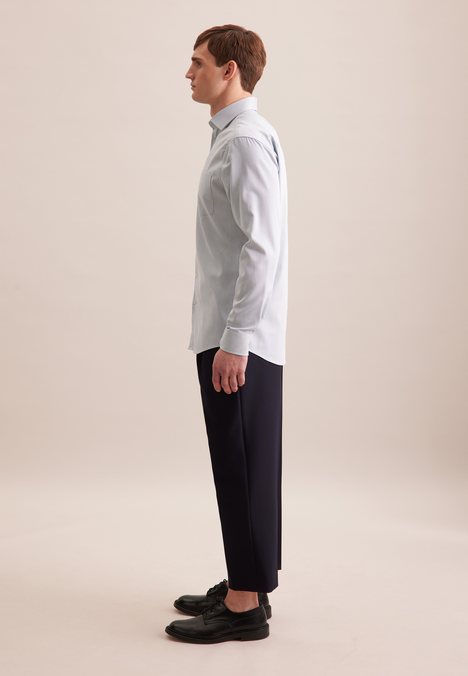 seidensticker Businesshemd »Regular« Regular 1/1 Kentkragen Struktur