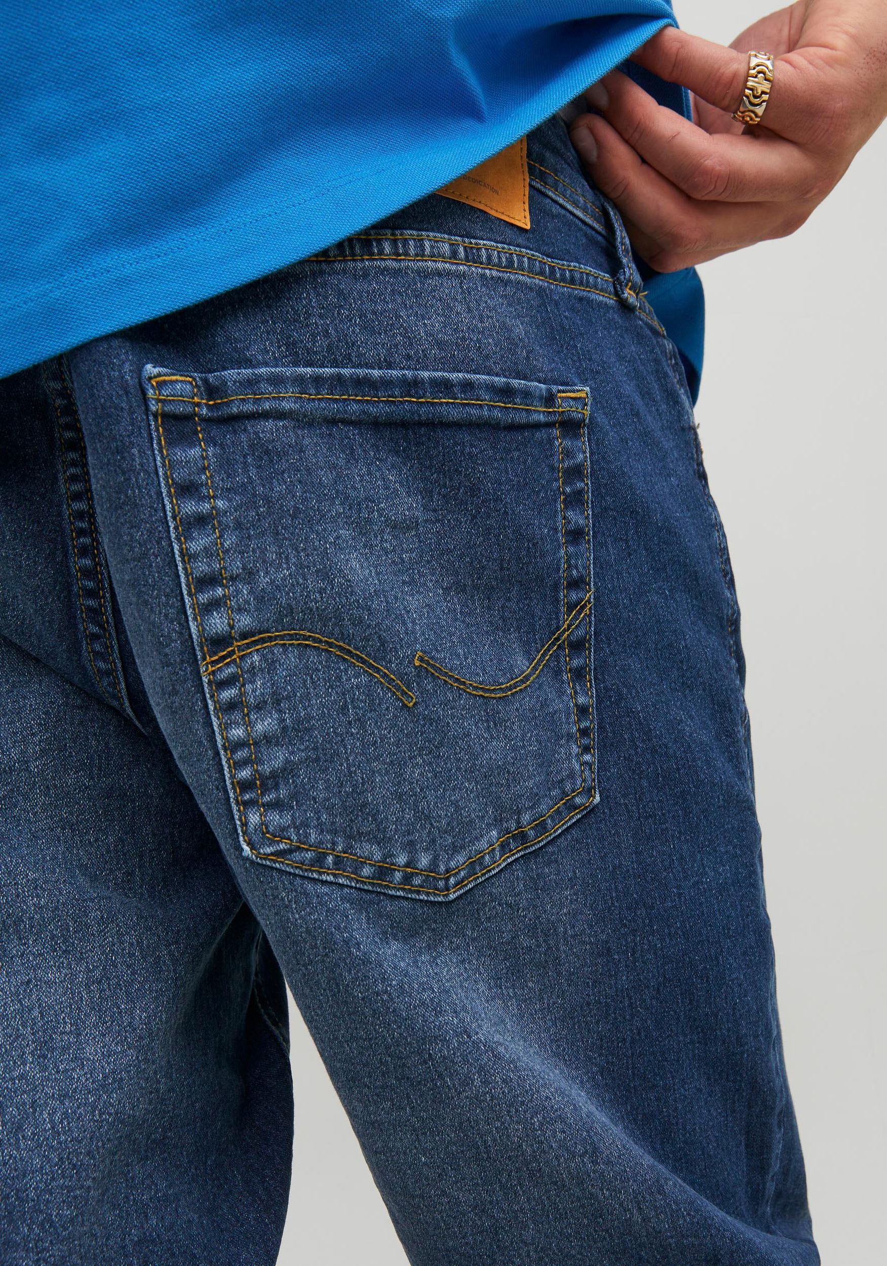 Jack & Jones PlusSize Slim-fit-Jeans »JJIGLENN JJORIGINAL MF 071 NOOS PLS«