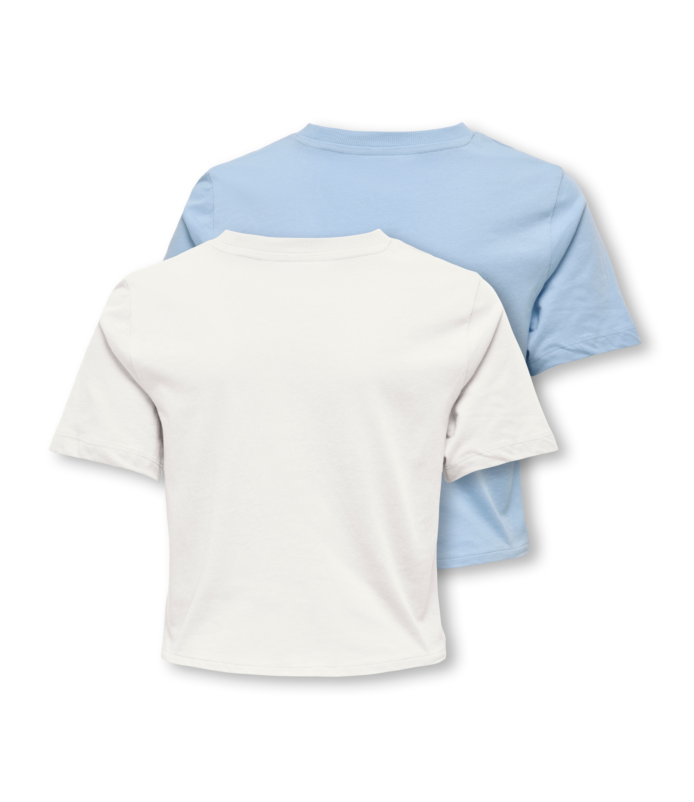 Image of KIDS ONLY T-Shirt "KOGREX S/S KNOT TOP JRS 2-PACK" Packung, 2 tlg. Baumwolle, regular fit