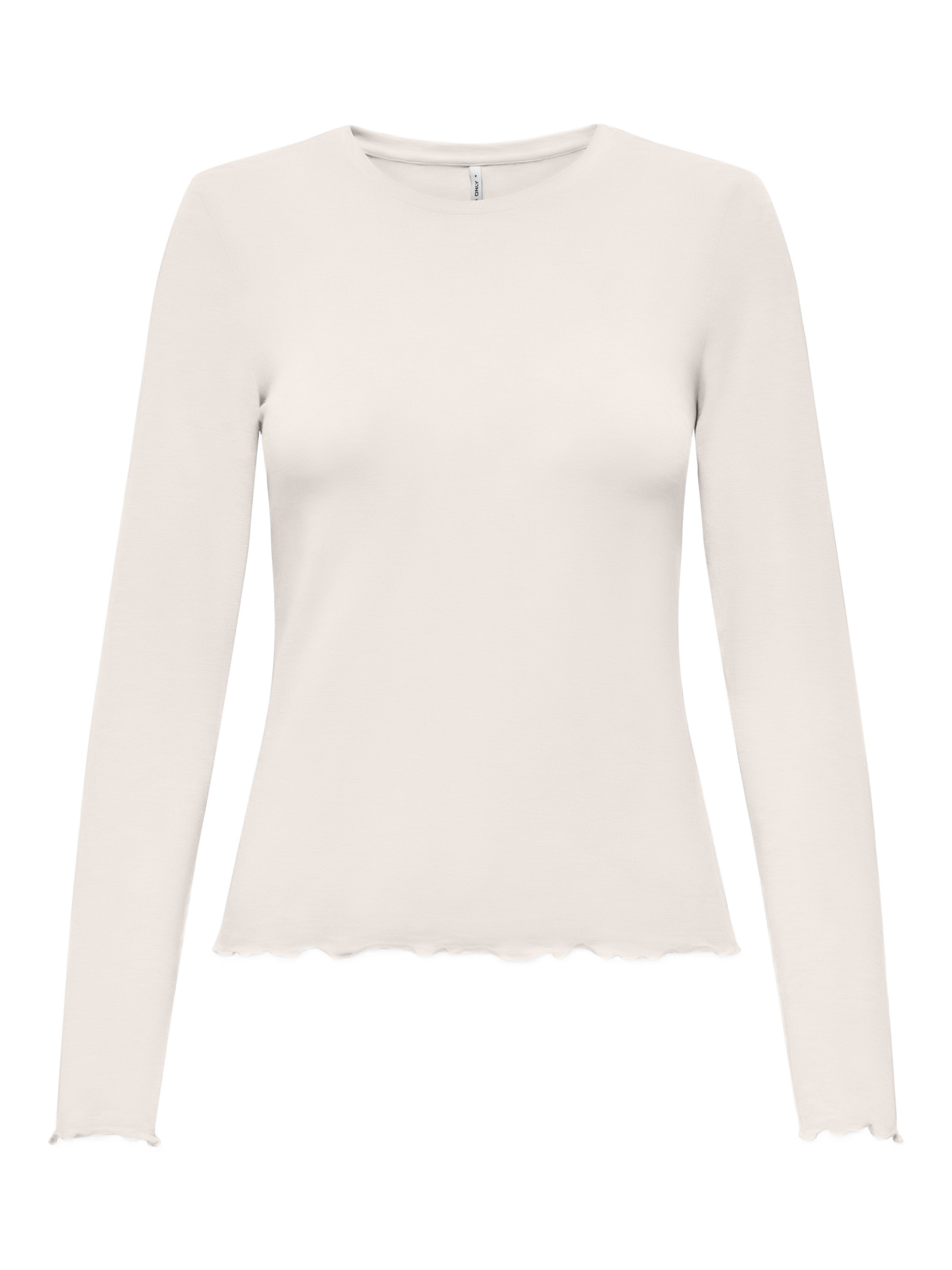ONLY T-shirt à manches longues »ONLVIRRO O NECK L/S TOP BOX JRS« Materialmix, regular fit