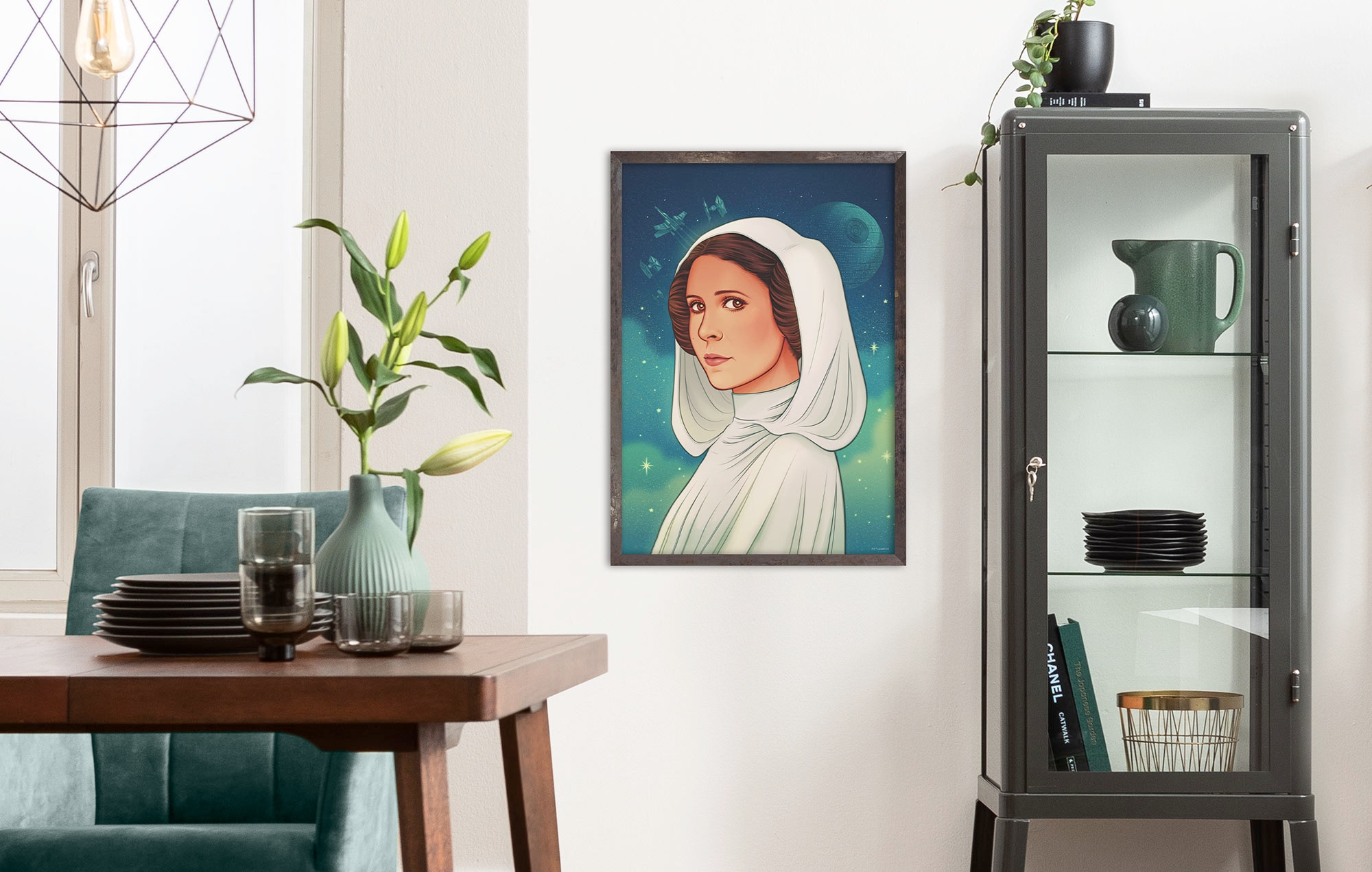 Komar Wandbild »Star Wars Princess of Alderaan« Disney Set, 1 Stk. tlg. 40 x 50 cm (Breite x Höhe) - Kinderzimmer, Dekoration