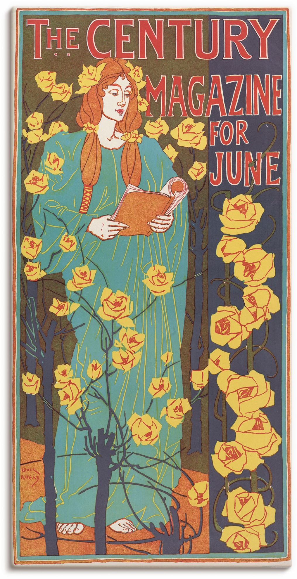 Image of Artland Wandbild »The Century Magazine: June«, Magazincover, (1 St.), in vielen Grössen & Produktarten - Alubild / Outdoorbild für den Aussenbereich, Leinwandbild, Poster, Wandaufkleber / Wandtattoo auch für Badezimmer geeignet bei Ackermann Versand Schwe