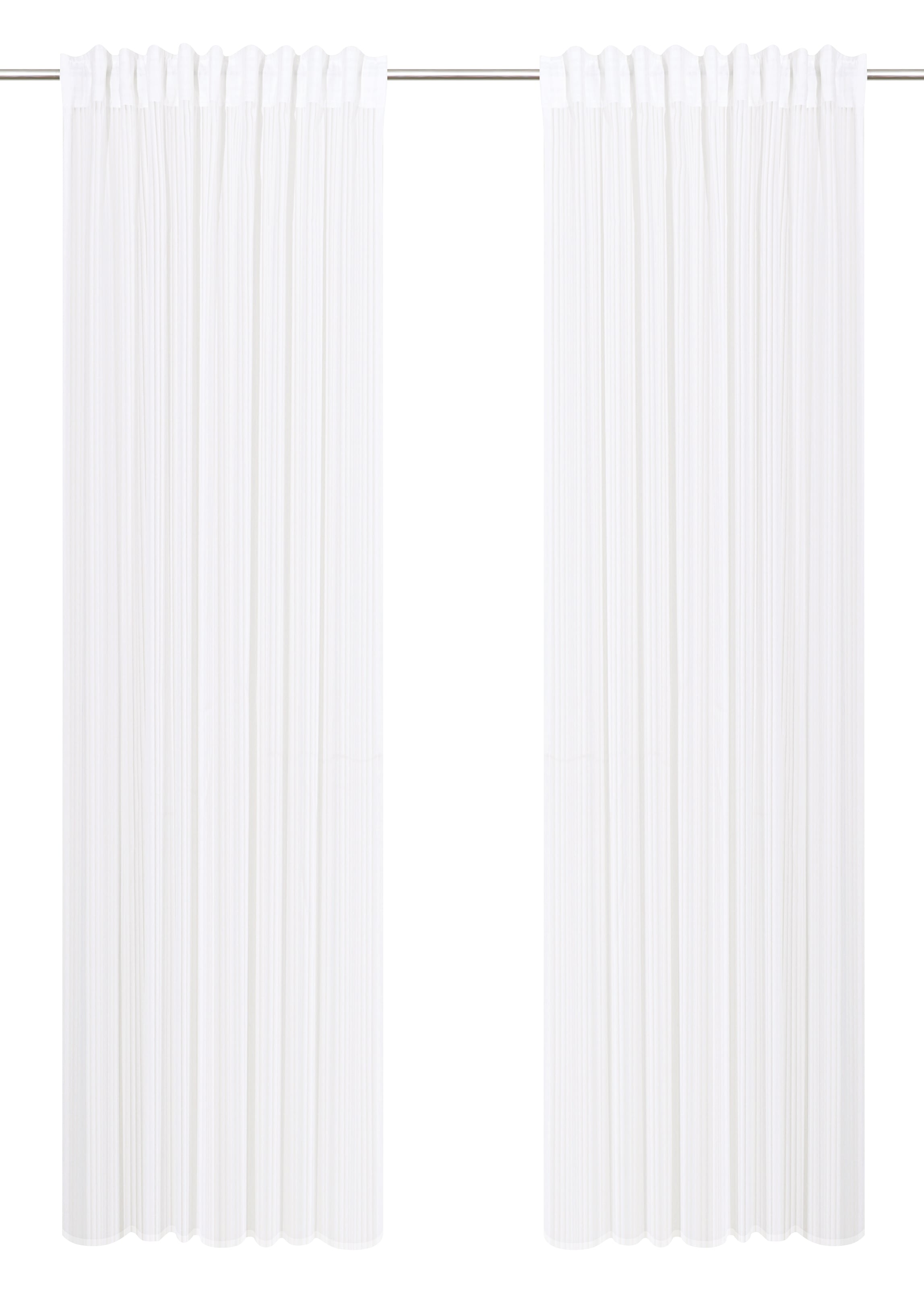 GOODproduct Rideau »Fritty« Bande multifonctionnelle 2 cuis tlg. Multifunktionsband, transparent, moderne Längststreifen, Ausbrenner