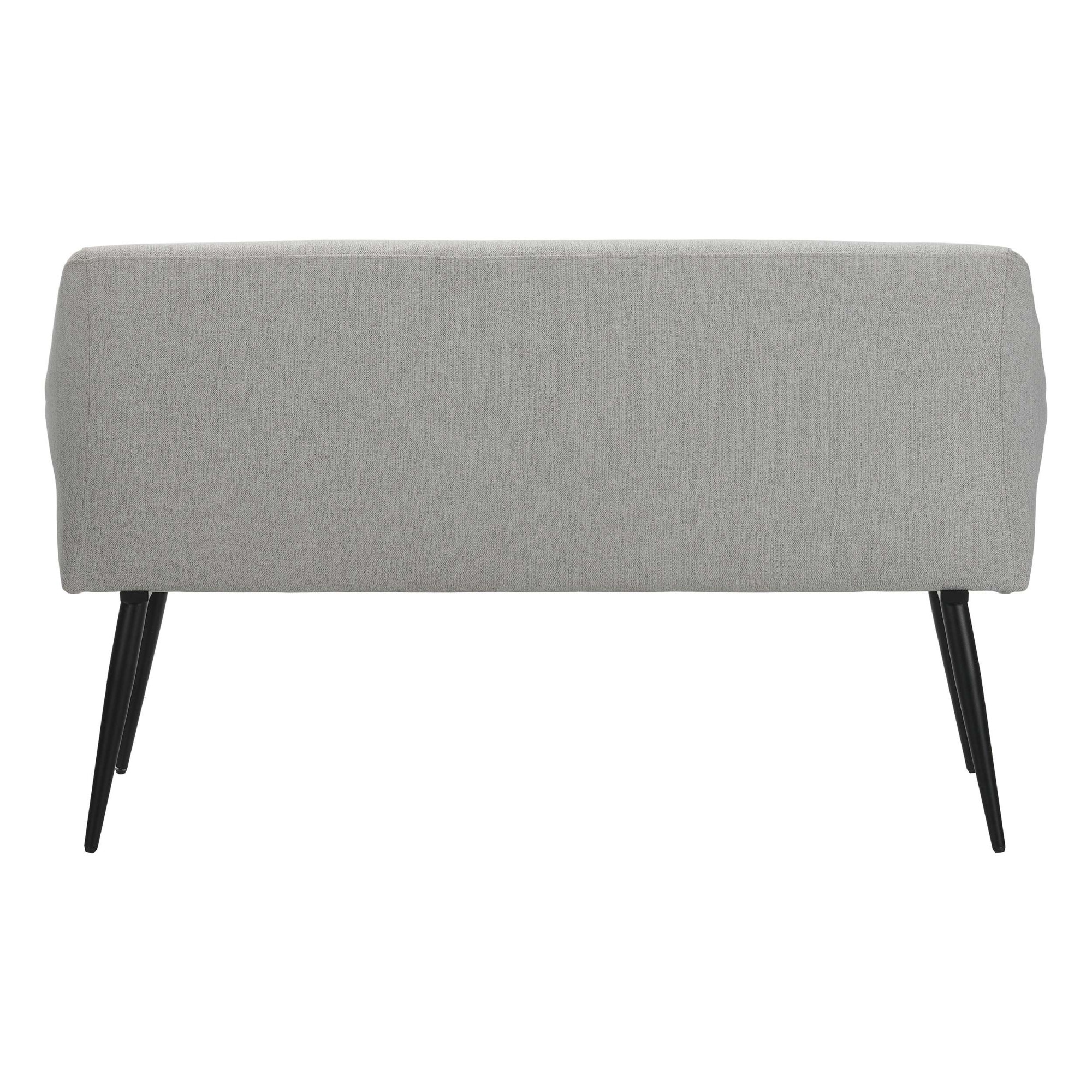 GOODproduct Essbank »Darragh« schwarze Metallbeine, pflegeleichter Webstoff Bezug, Breite 140 cm