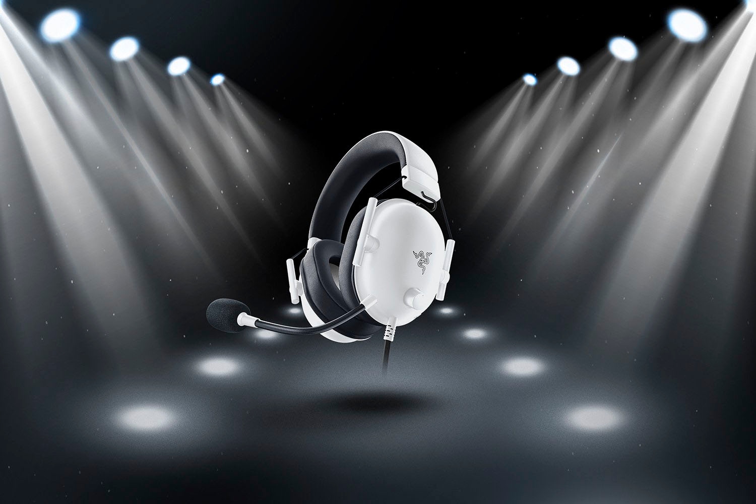 RAZER Gaming-Headset »BlackShark V2 X - Weiss«, Rauschunterdrückung-Mikrofon abnehmbar