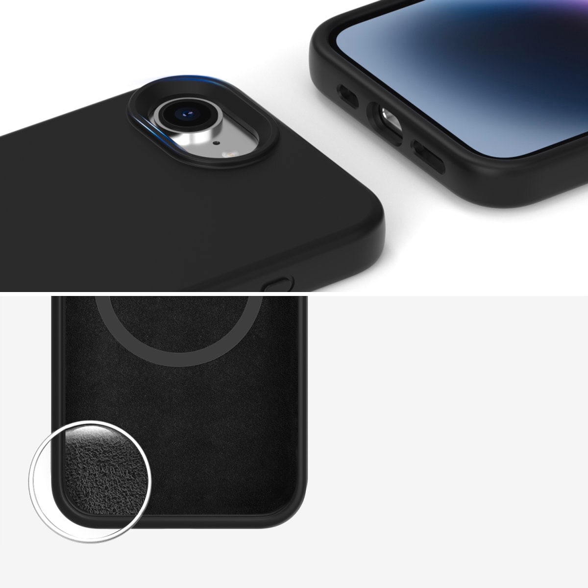 4smarts Handyhülle »Silikon Case Cupertino für Apple iPhone SE (4. Gen)«, Backcover, Schutzhülle, Handyschutzhülle, Case, Schutzcase, stossfest