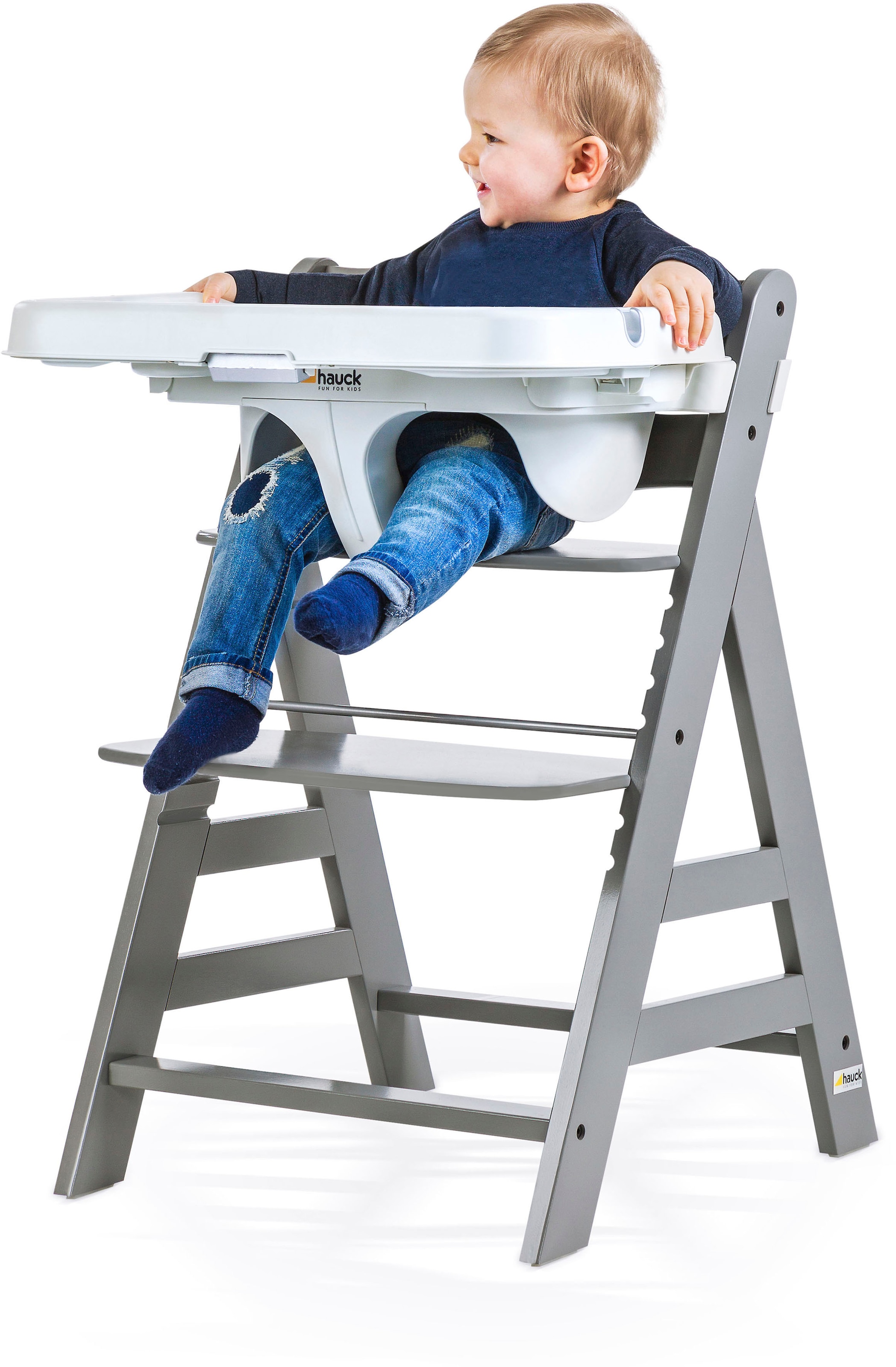 Hauck Plateau de chaise haute »Alpha Tray Tischaufsatz, weiss« für Hochstühle Alpha+ und Beta+