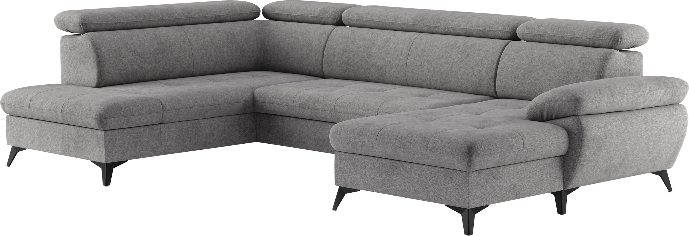 COTTA Wohnlandschaft »Hudson U-Form«, mit Kopfteilverstellung, wahlweise mit Bettfunktion & Bettkasten