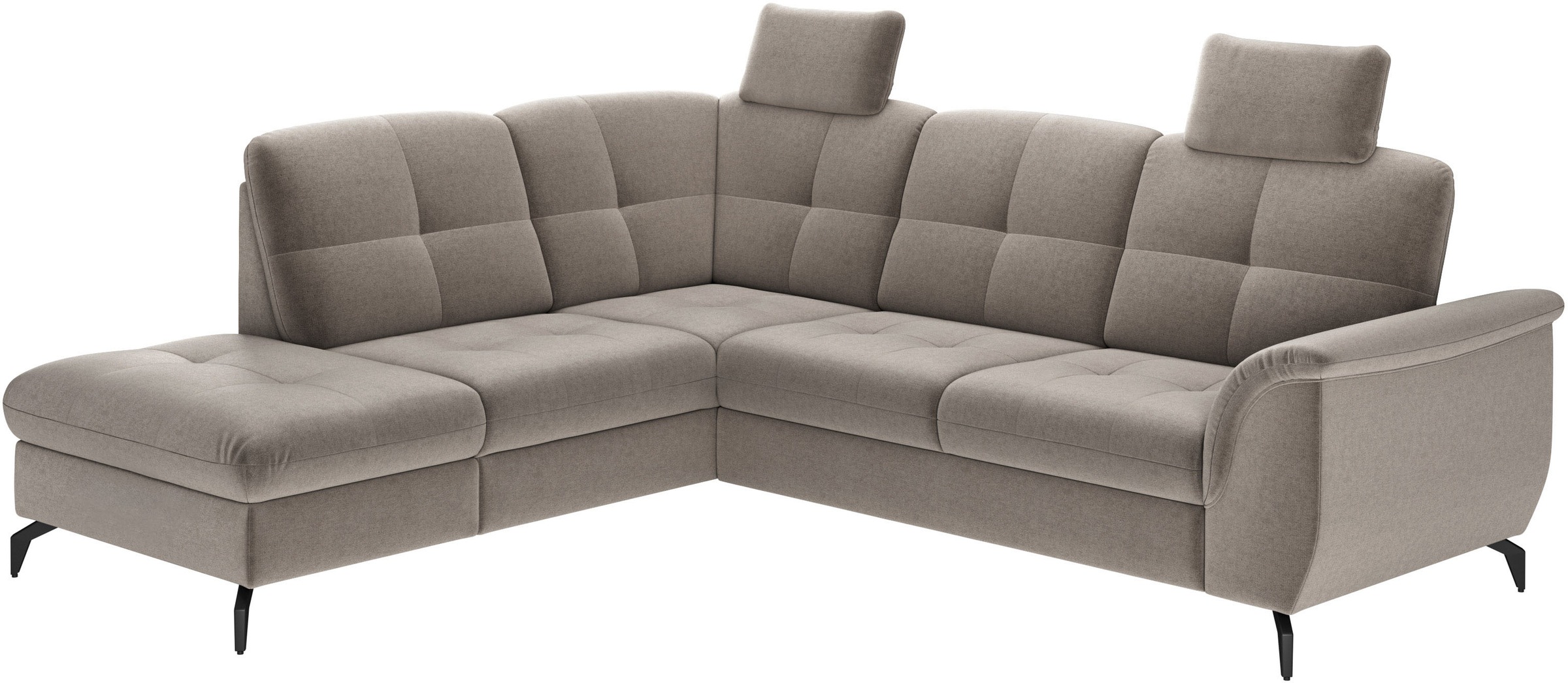 sit&more Ecksofa »Zora L-Form«, wahlweise mit Bettfunktion und Bettkasten