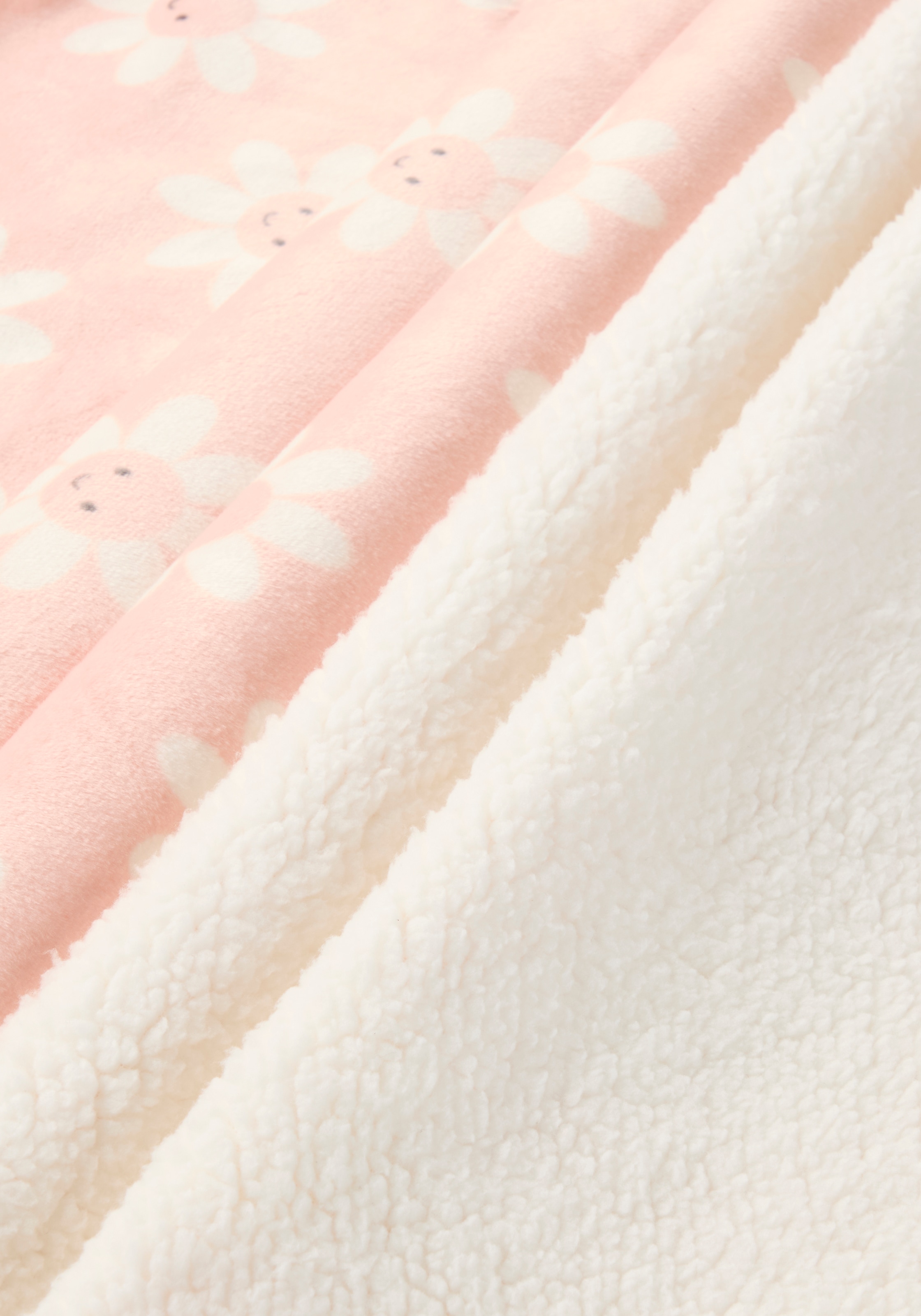 HUGGIES babywear Couverture pour bébé »HGHG PLUSH BLANKET« supersoft, mit süssem Blumenmotiv