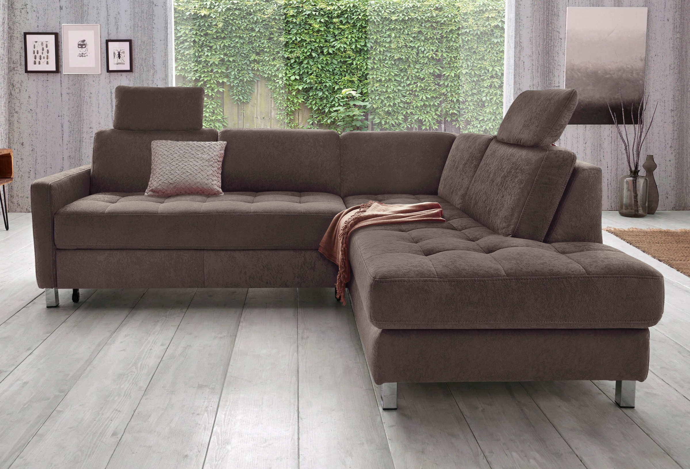 Image of sit&more Ecksofa "Pablo L-Form" wahlweise mit Bettfunktion