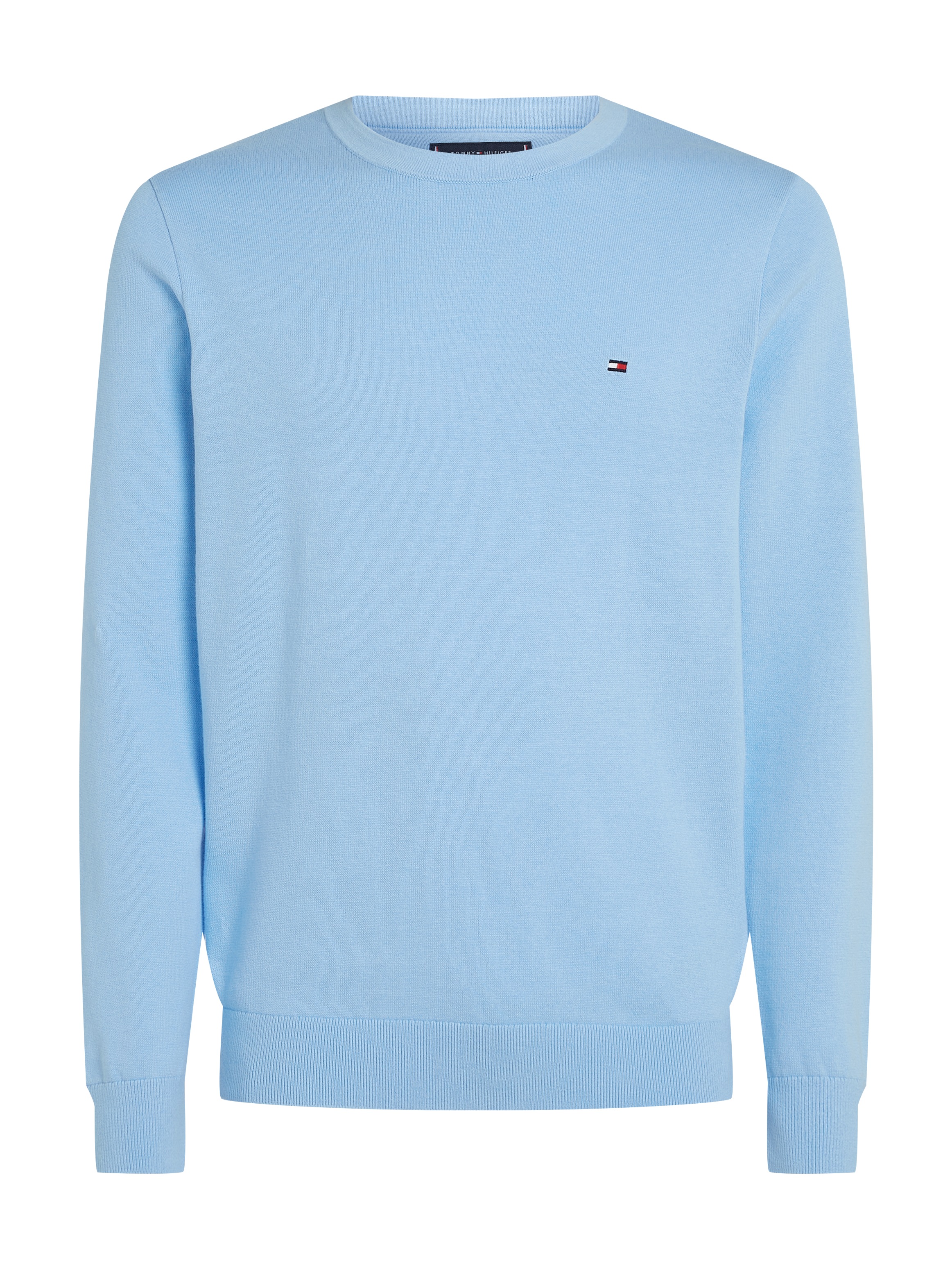 Tommy Hilfiger Rundhalspullover »DE COTTON CREW NECK«