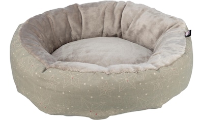 Tierbett »Xmas Luciano, ø 50 cm, Beige/Goldfarben«