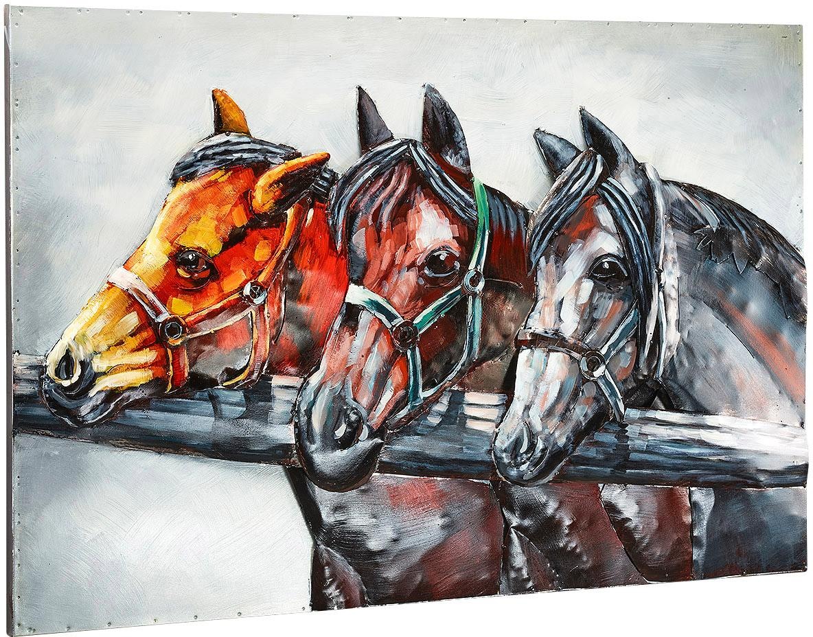 Image of locker Metallbild »3D Horses« bei Ackermann Versand Schweiz