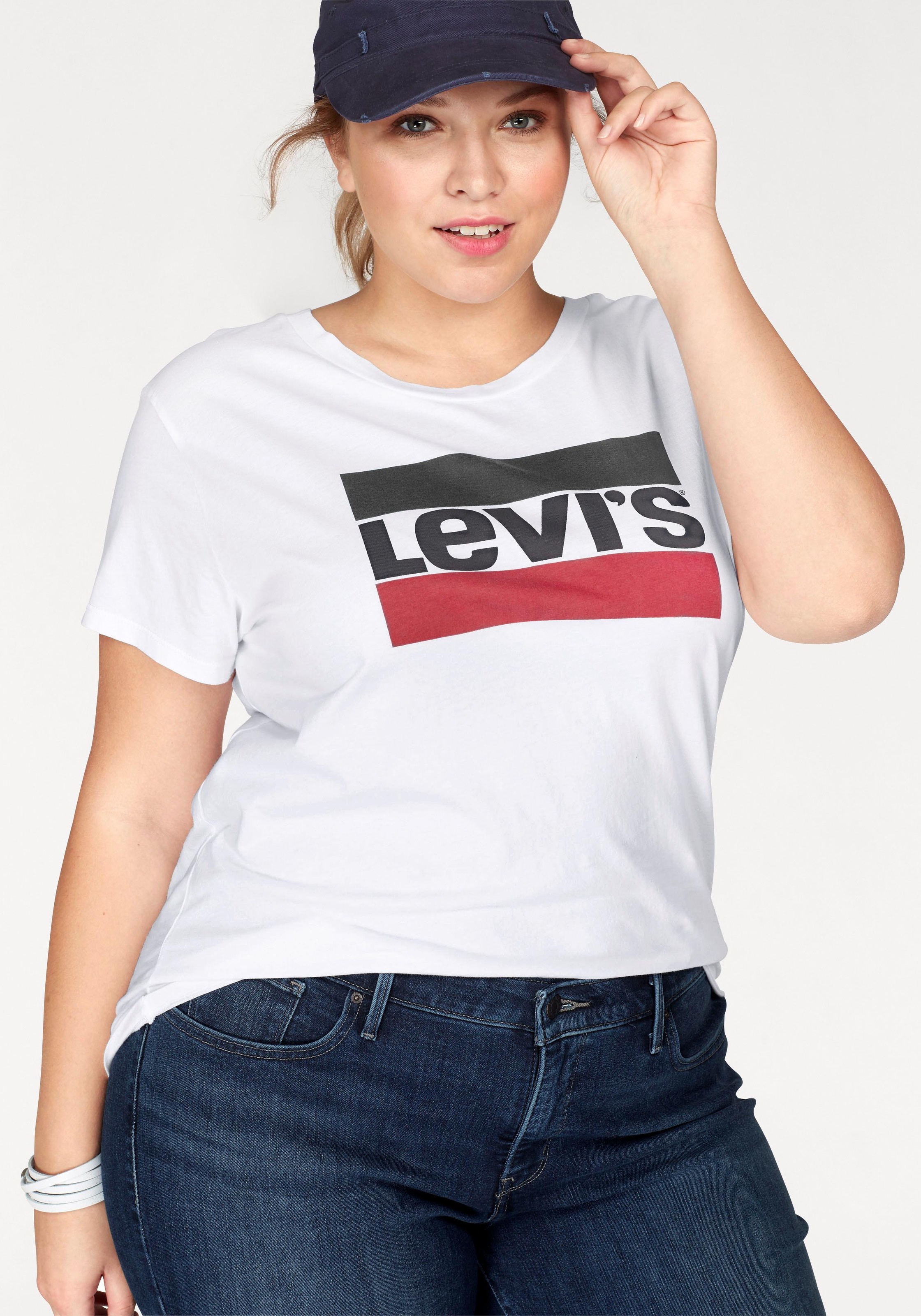 Image of Levi's® Plus Rundhalsshirt »Graphic Sport«, Logoprint bei Ackermann Versand Schweiz