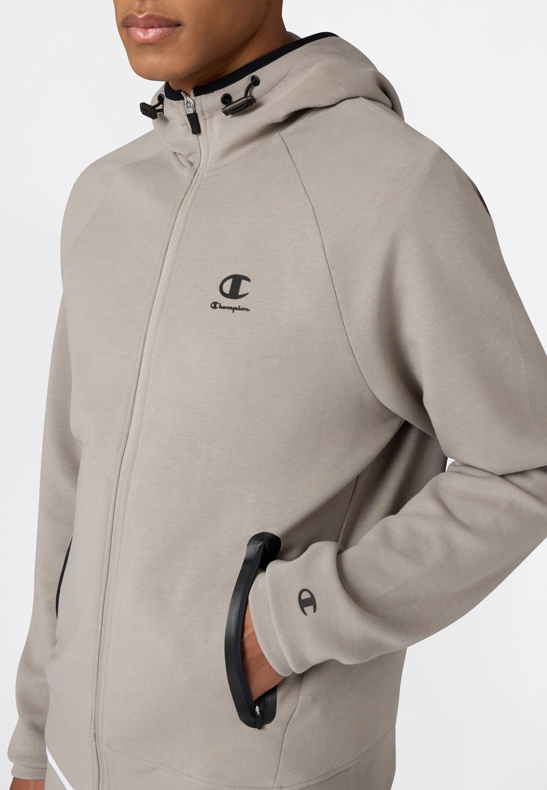 Champion Coupe-vent »C-TECH Interlock Hooded Full Zip Sweatshirt« 1 cuis tlg.