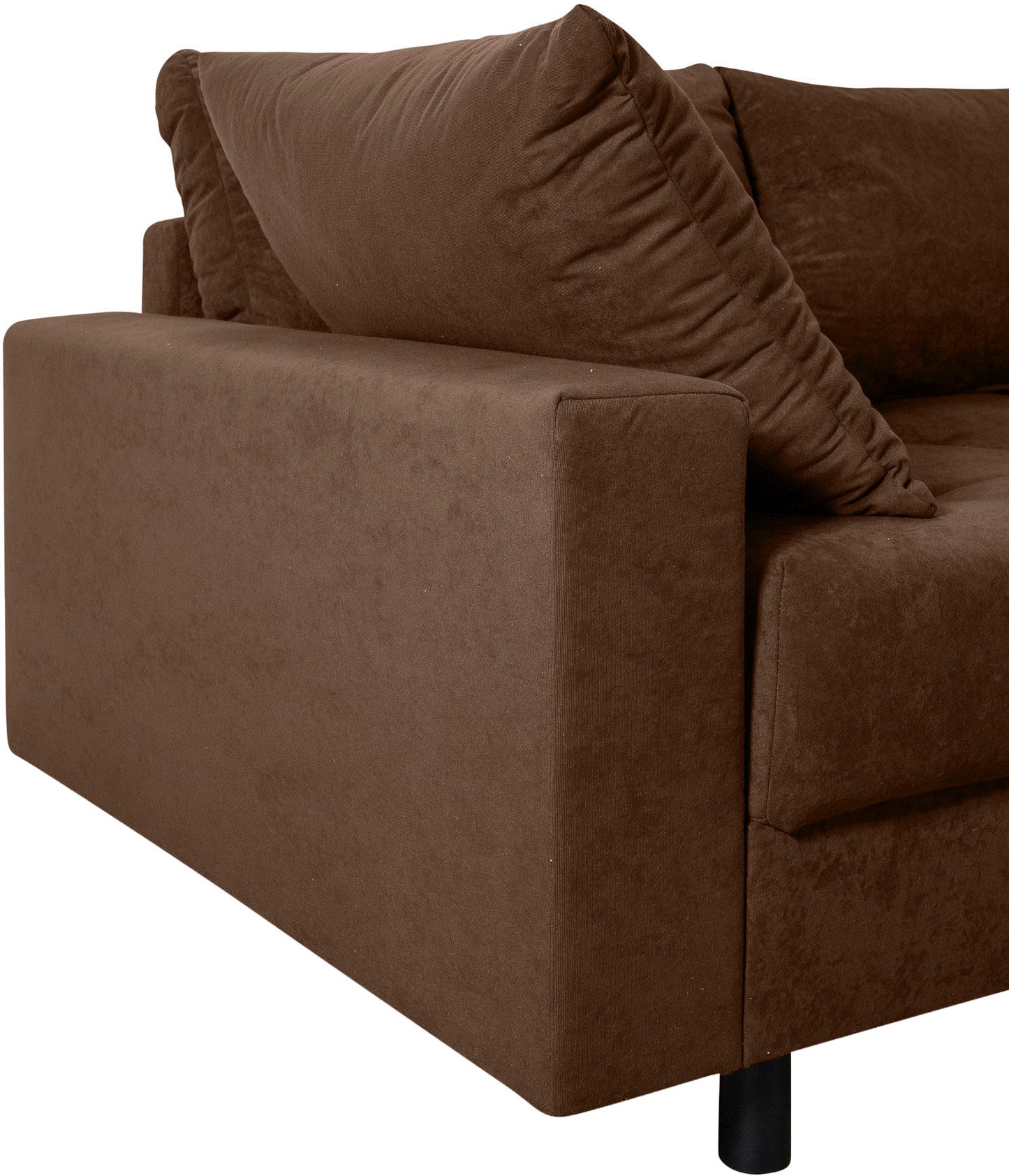 COLLECTION AB Ecksofa »Antonia L-Form, B: 215 cm« Ecksofa, Rückenkissen, ottomane beidseitig montierbar, Bonnelfederkern