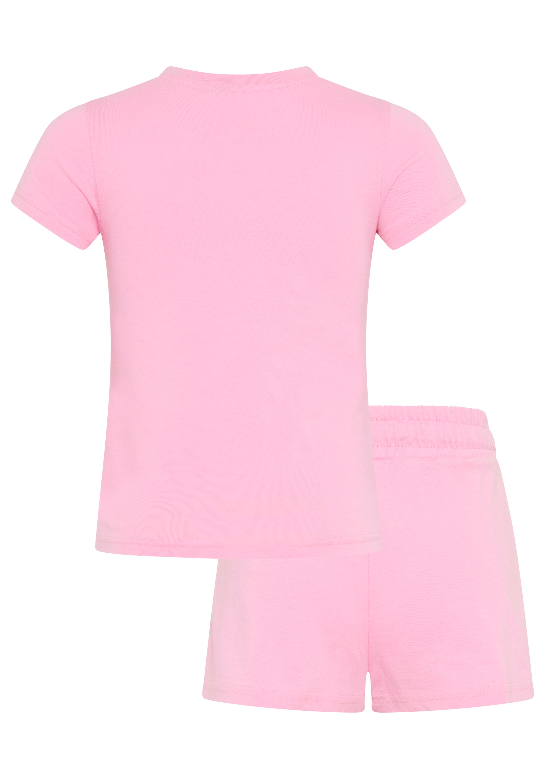 KIDSWORLD T-shirt & short »PRINCESS 2tlg. Set: Scheewitttchen, Ariel & Freundinnen - Disney« Ensemble, 2 pièces en coton, matière Single Jersey