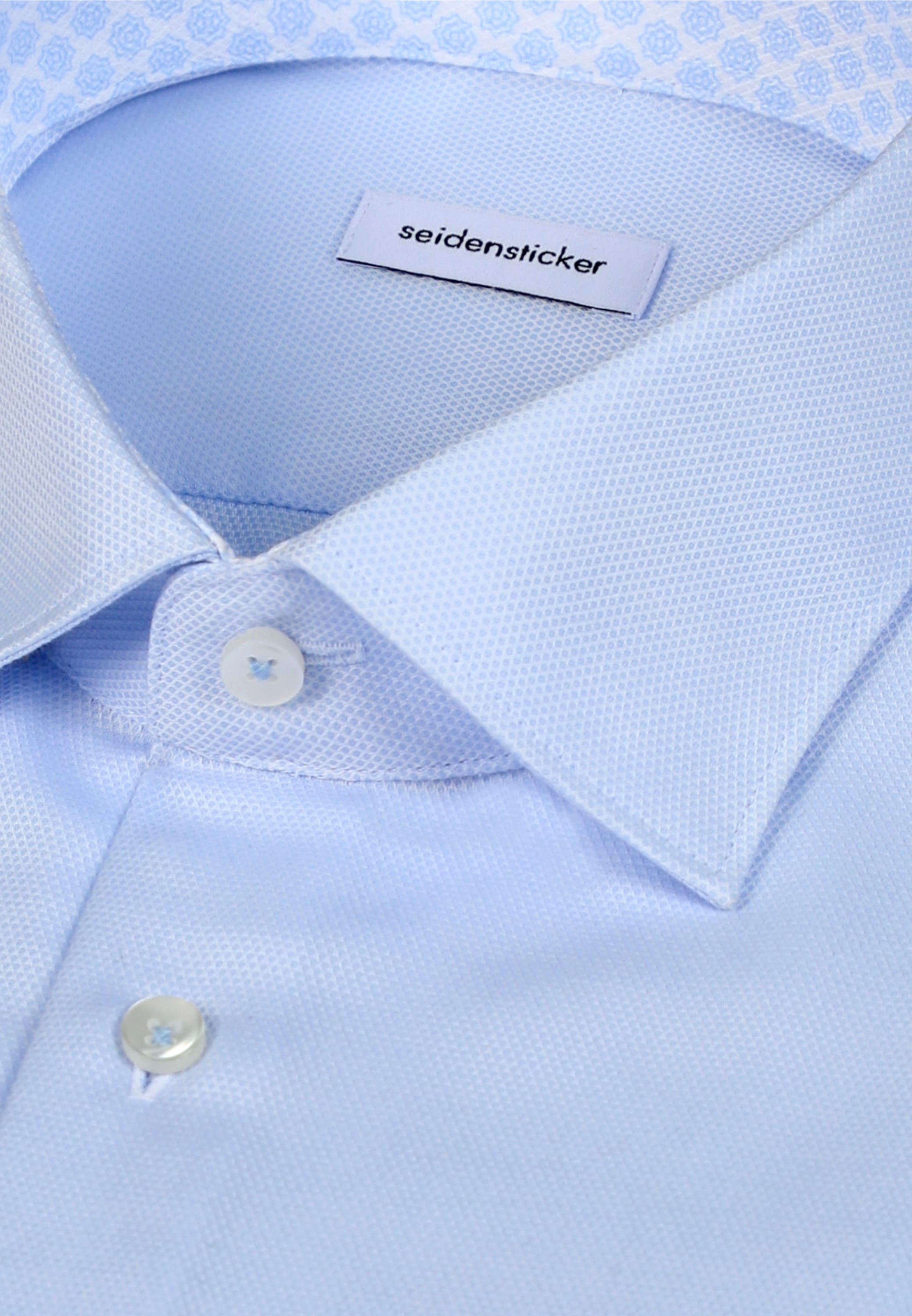 seidensticker Businesshemd »Schwarze Rose« X-Slim 1/1 Kentkragen Struktur