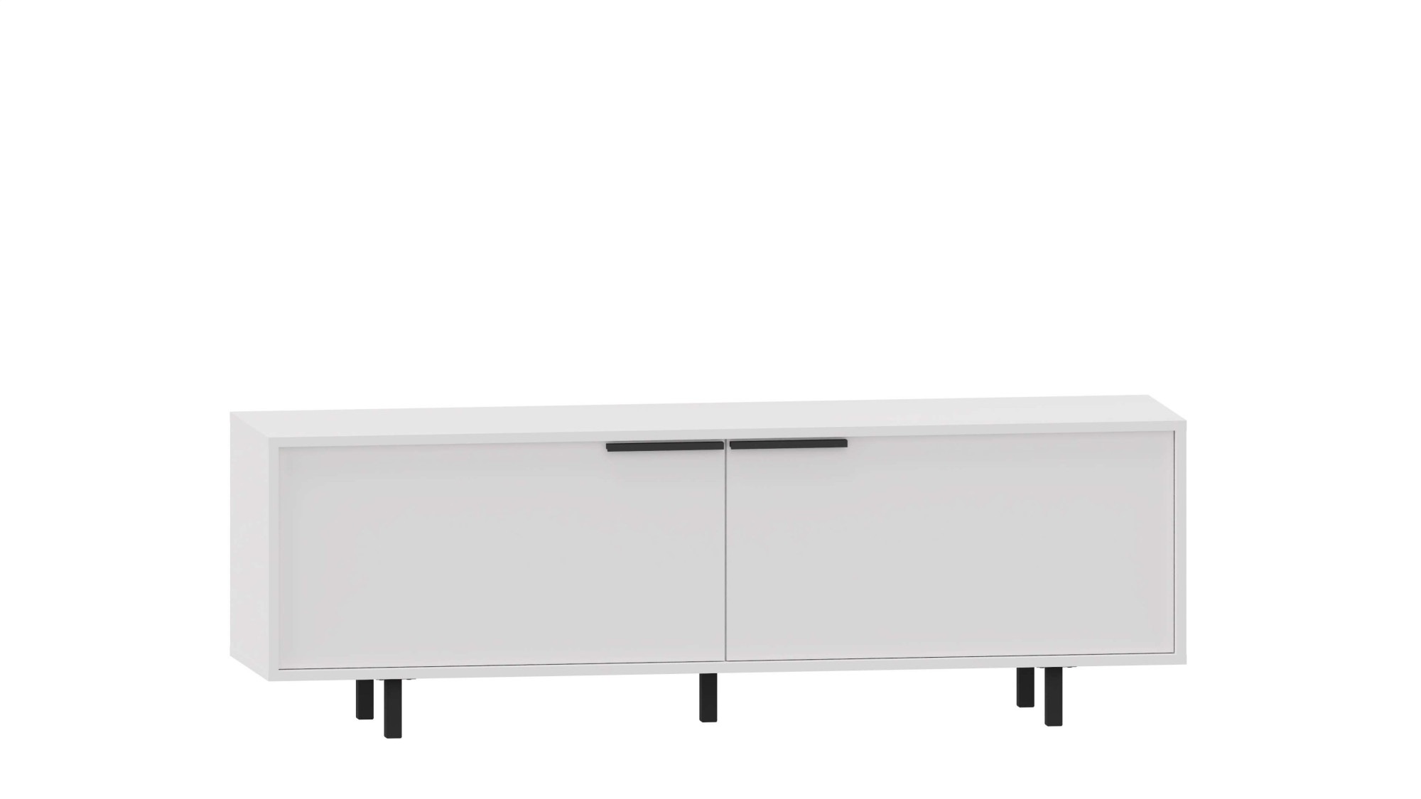 Image of GOODproduct Lowboard "Dinant TV-Board mit 2 Klappen und Kabeldurchführung, Metallgriffe" TV-Kommode mit 2 Klappen, Kabeldurchführung, Breite 150 cm, Höhe 50 cm