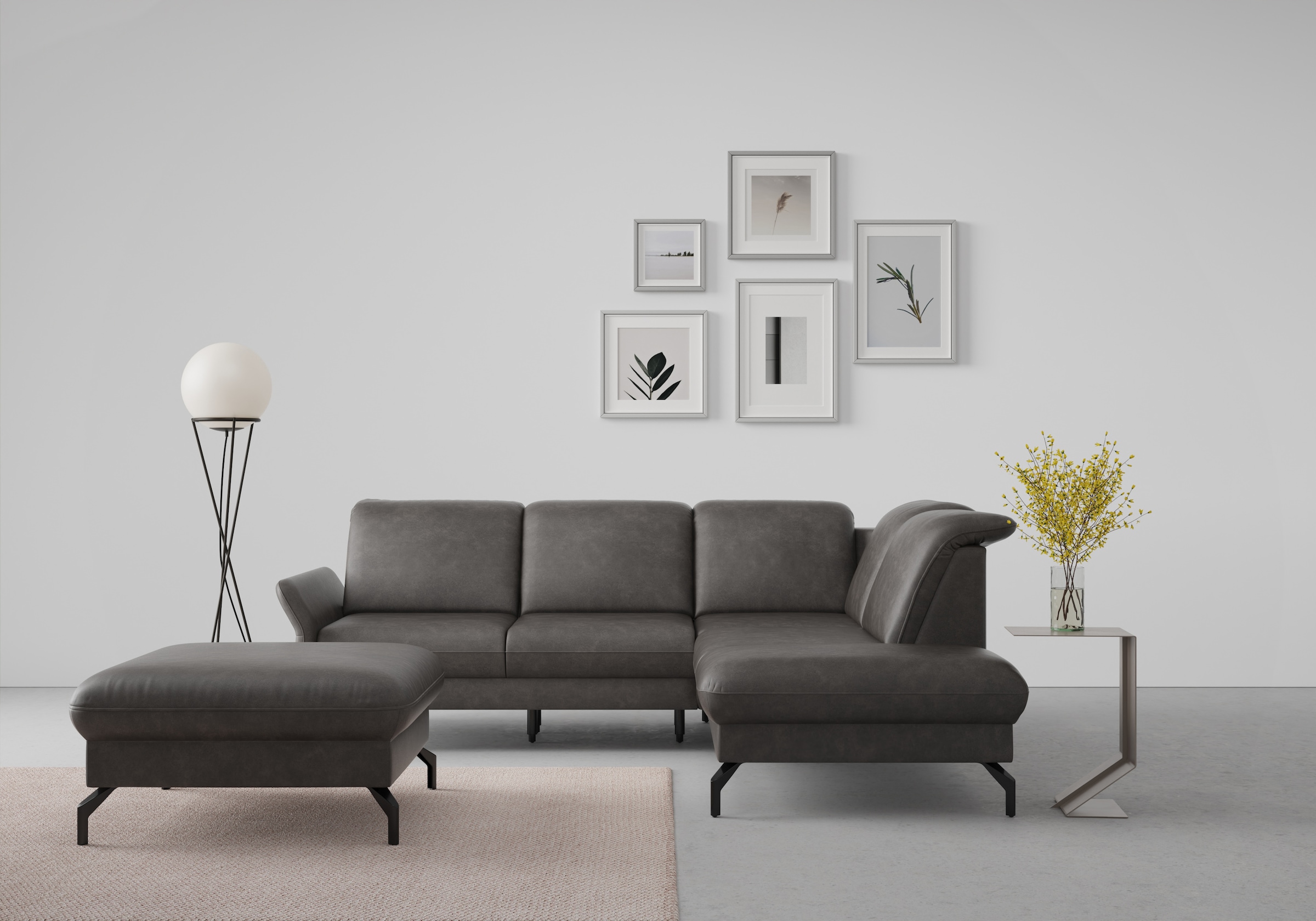Image of sit&more Ecksofa "Fashion L-Form" wahlweise mit Kopfteilverstellung und Vorziehsitz, motorisch
