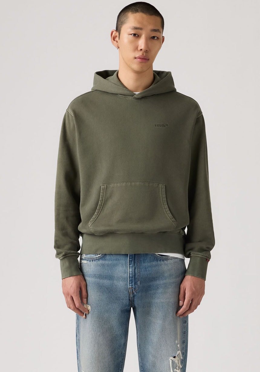Image of Levis Hoodie "THE AUTHENTIC HOODIE", mit kleiner Ton-in-Ton Logostickerei auf der Brust