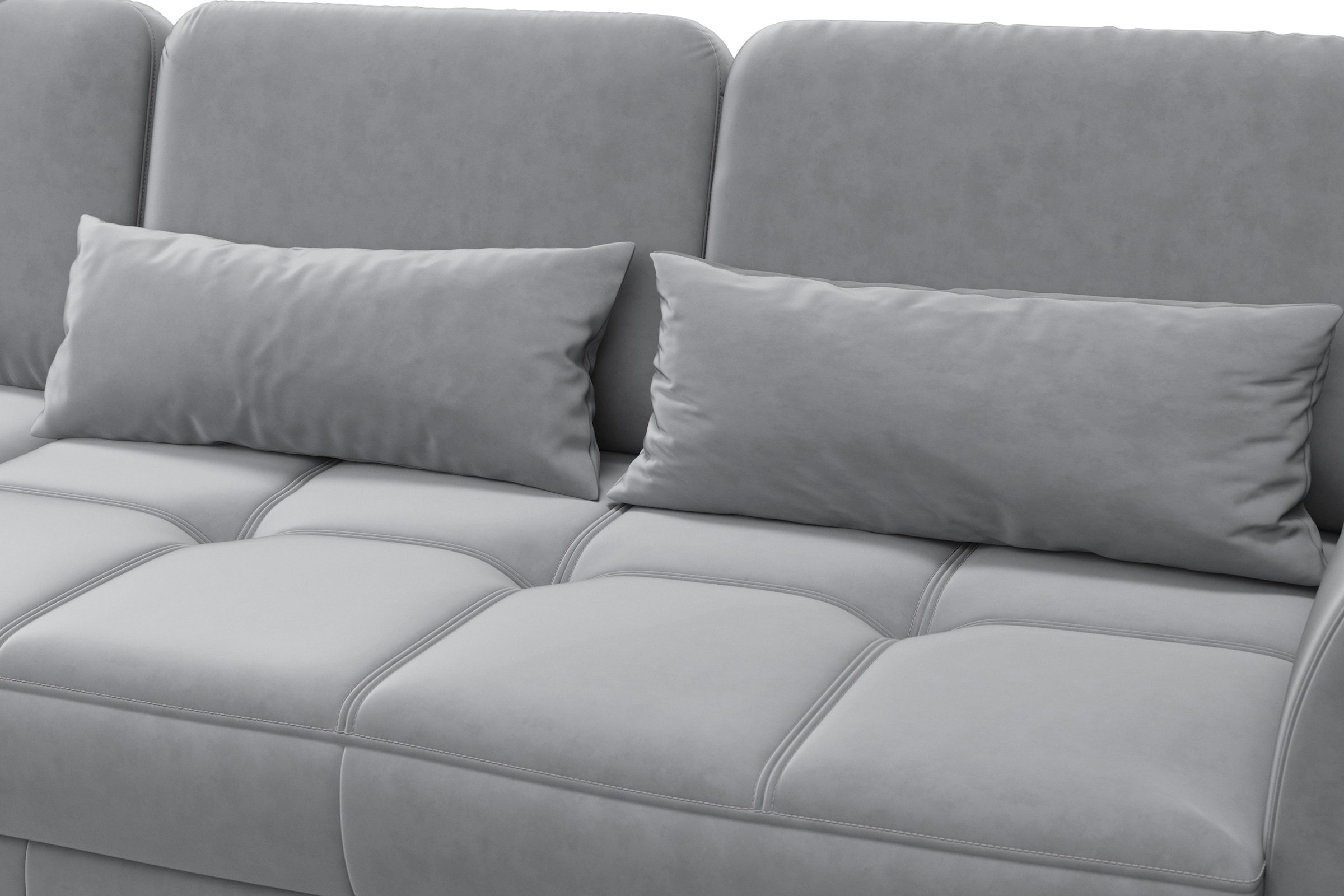 sit&more Ecksofa »Bendigo L-Form« inklusive Sitztiefenverstellung, Bodenfreiheit 15 cm, in 2 Fussfarben