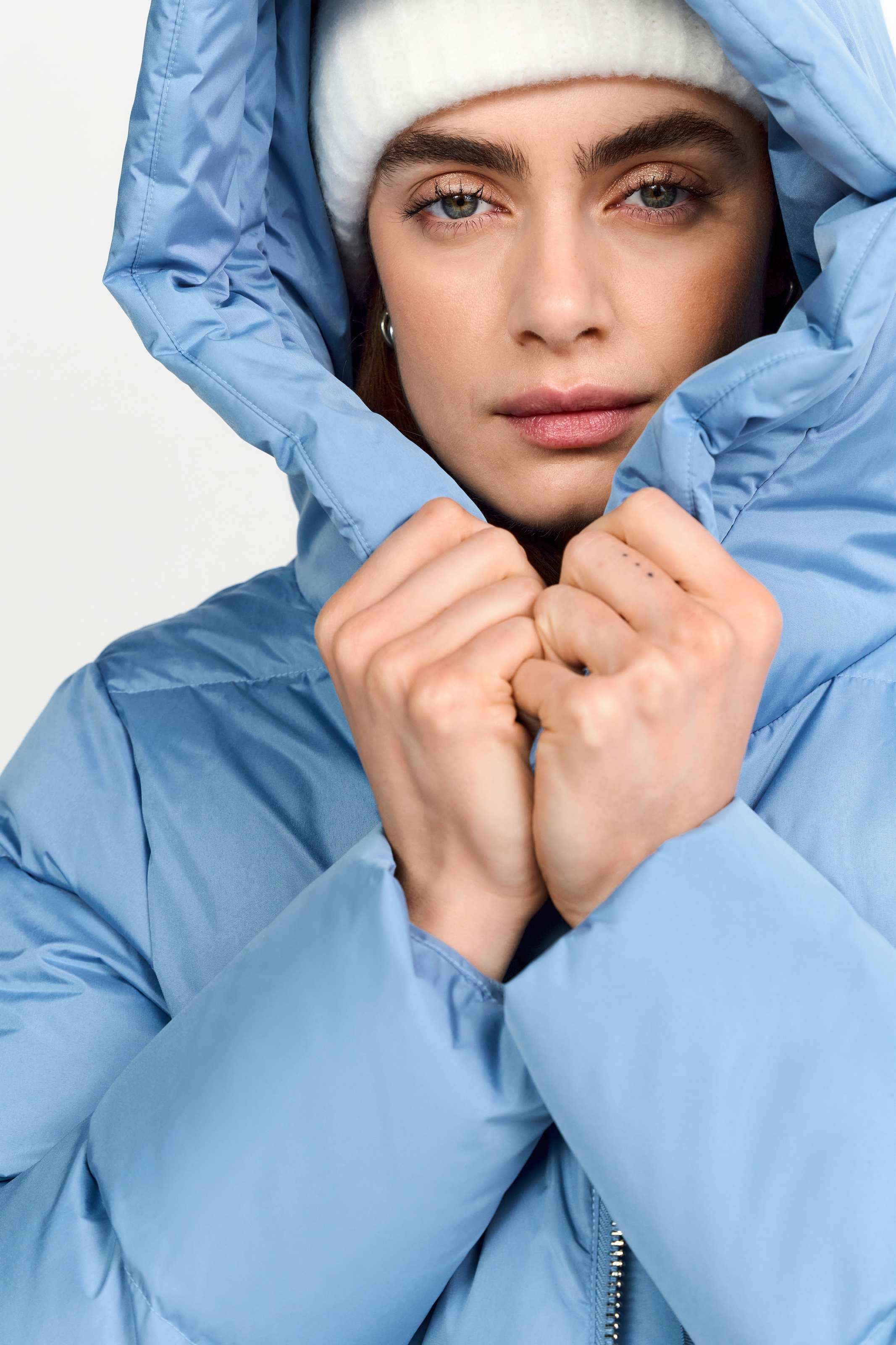 RICHROYAL Steppmantel oversized, mit Reissverschlüssen an den Seiten, Wintermantel