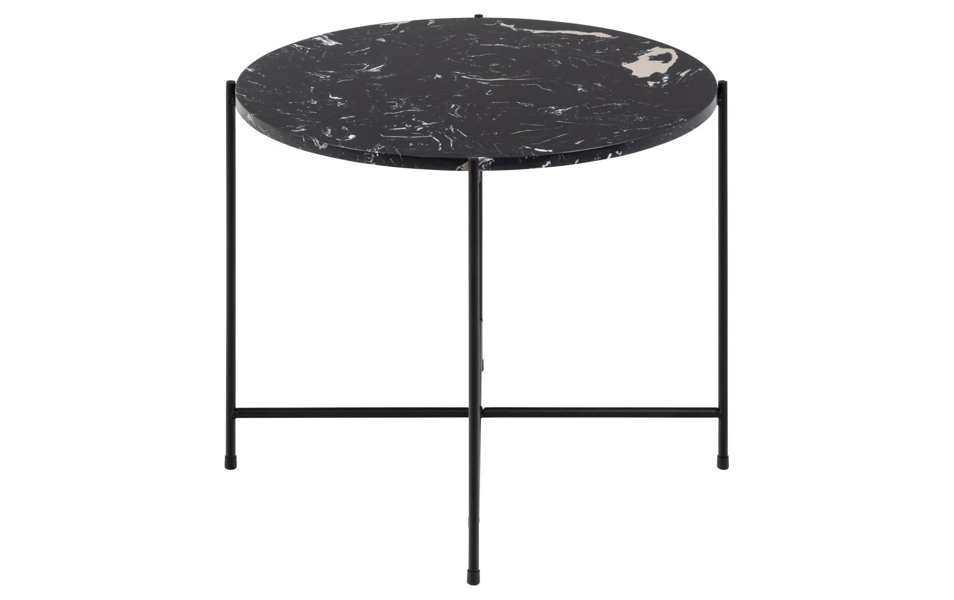 AC Design Beistelltisch »Avila« Ecktisch, rund, Tischplatte aus Marmorstein, T: 52 cm