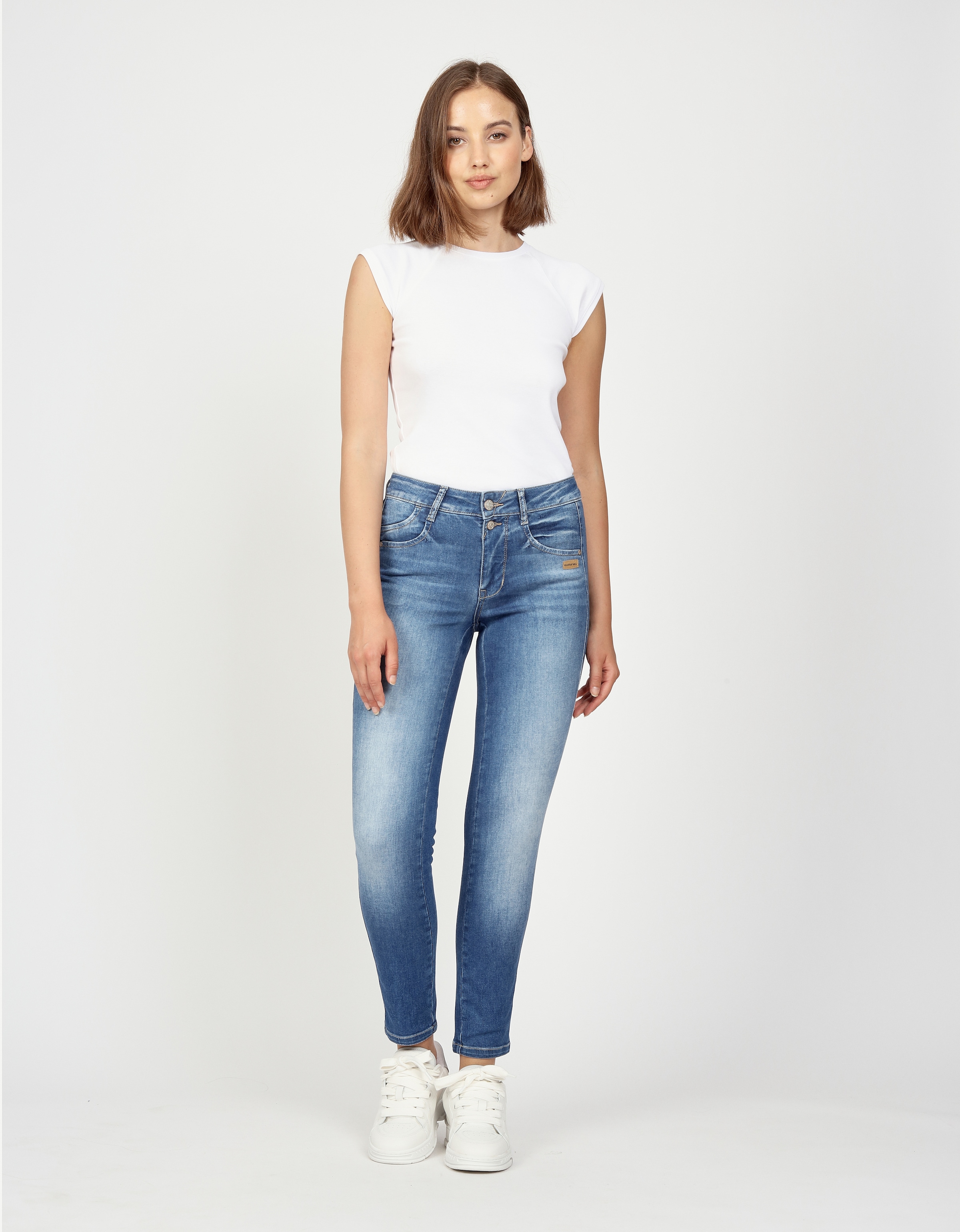 GANG Slim-fit-Jeans »94SANA«, mit Galonstreifen