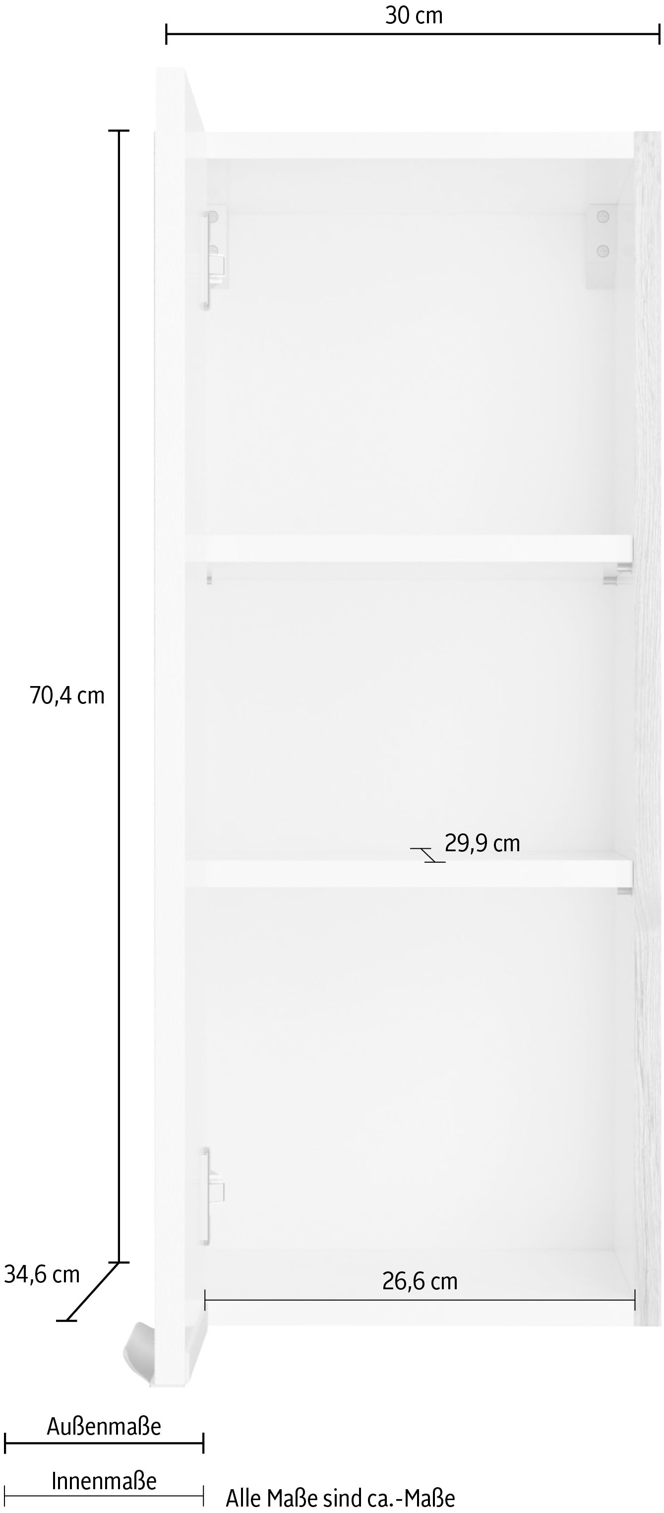 KOCHSTATION Armoire suspendue »KS-Aken«
